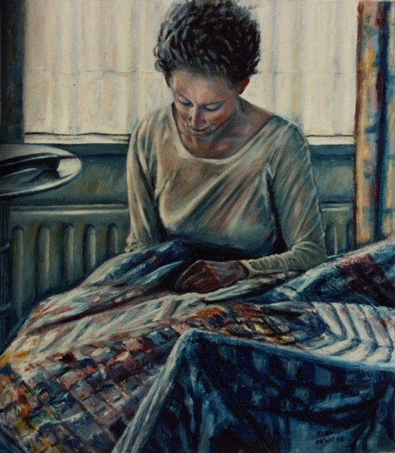 Renée 1998 - oil 70x55 cm