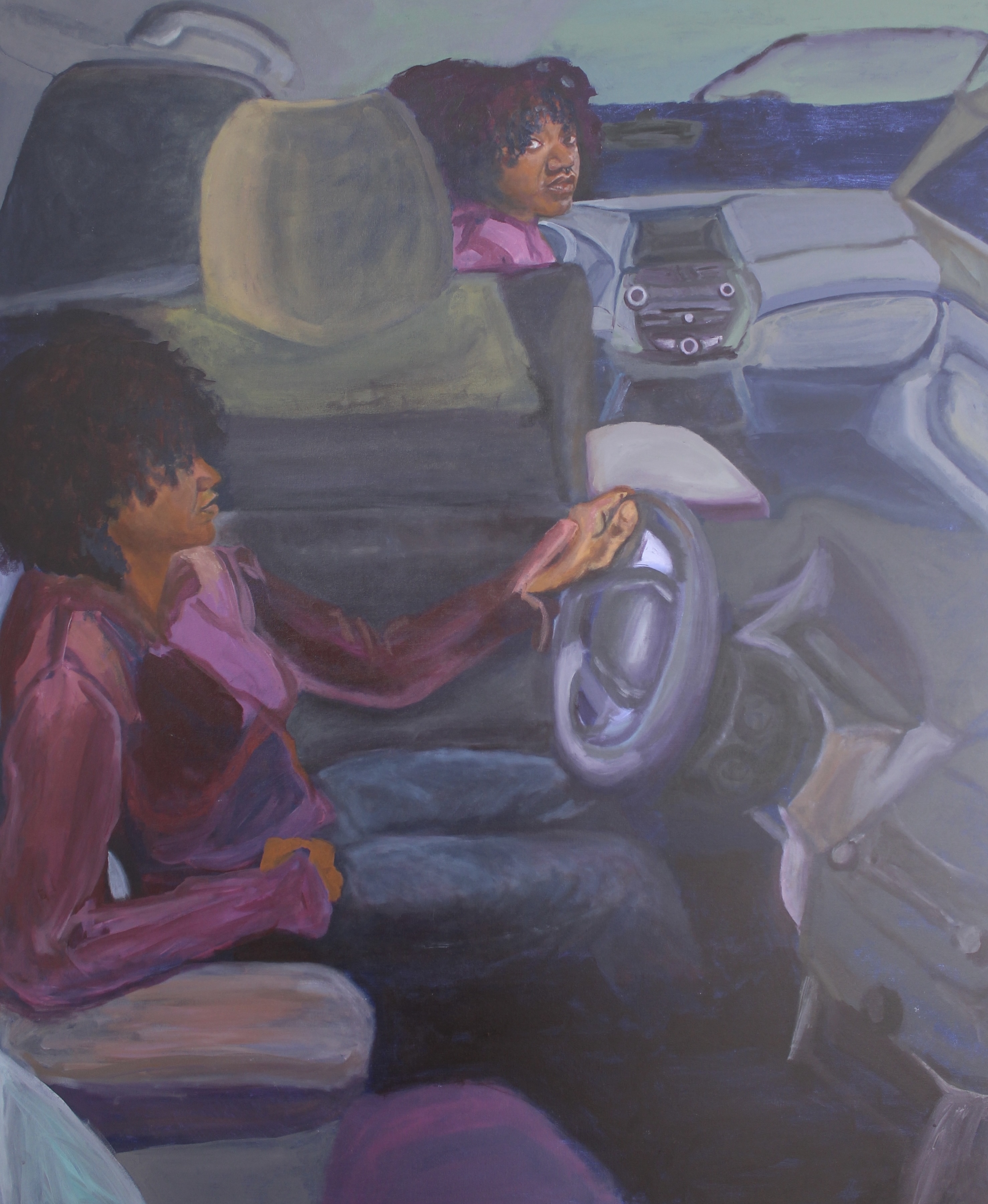  I look at you different when it's late, 2023 Acrylic on Canvas 48 x 60