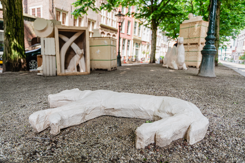 Mickey Yang, Beelden in Leiden, 2024, foto: Wilke Geurds