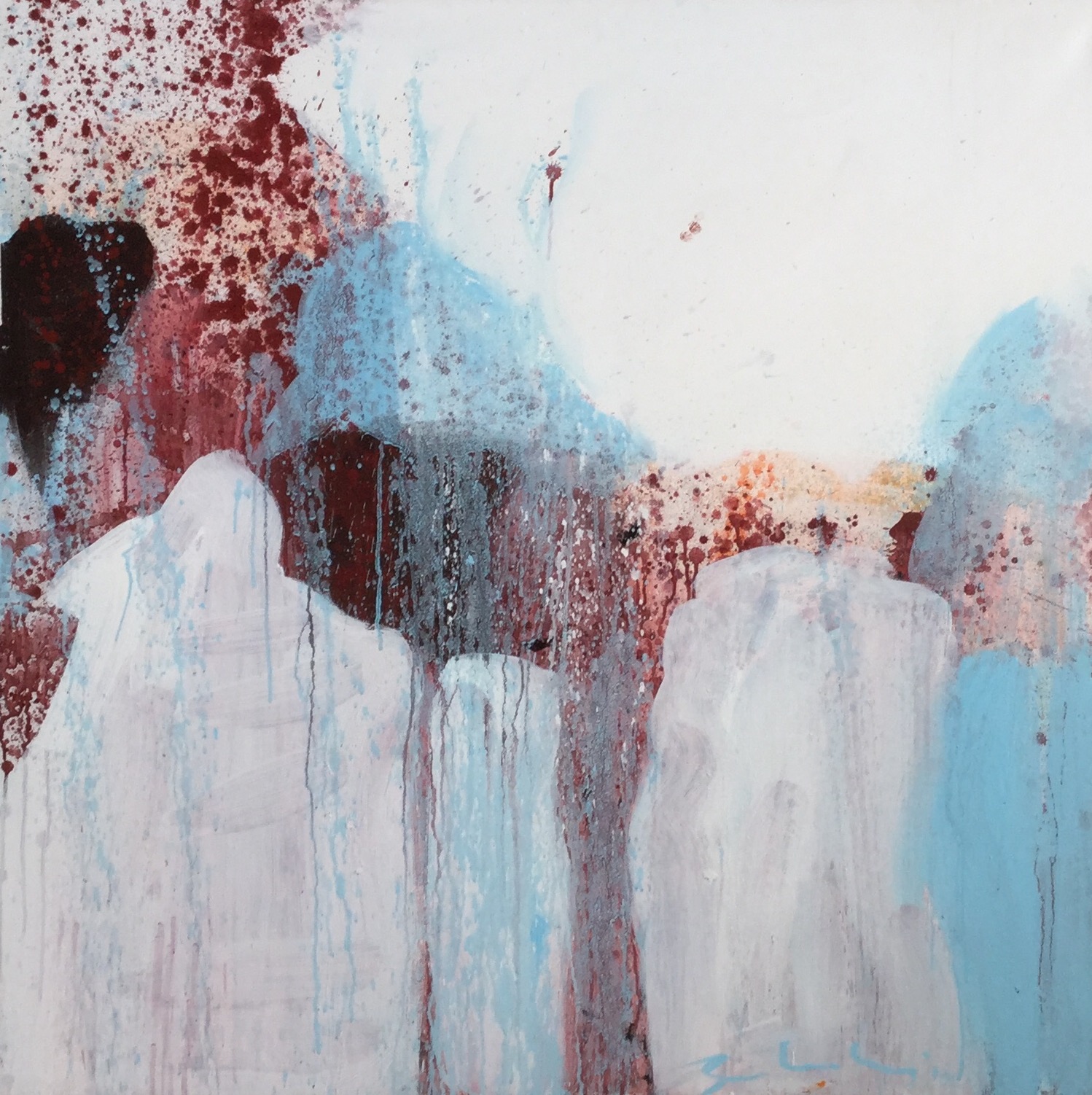 Slowly as the talk goes on slowly | 100 x 100 cm | 2009