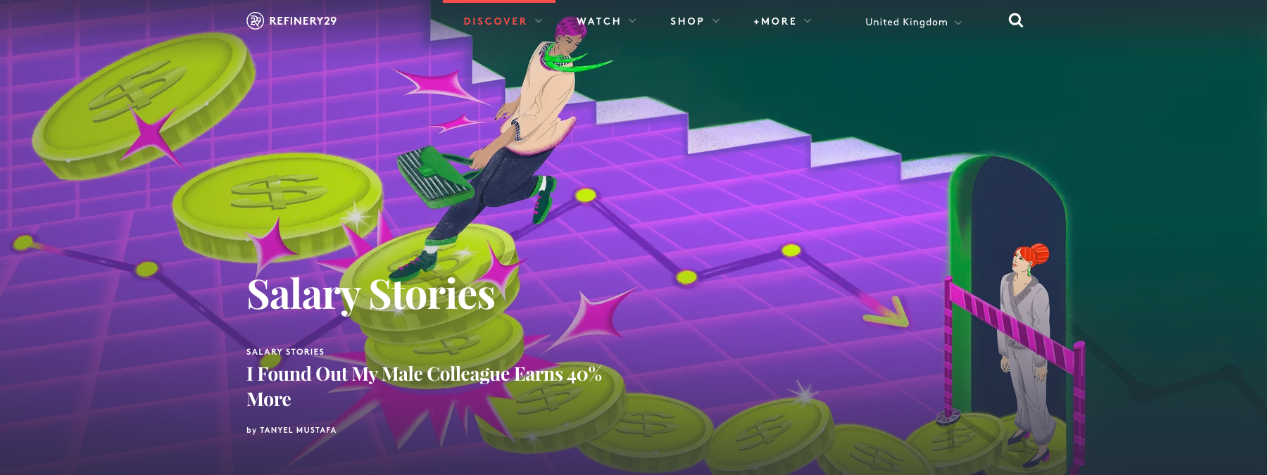 Gender Pay Gap, Refinery 29