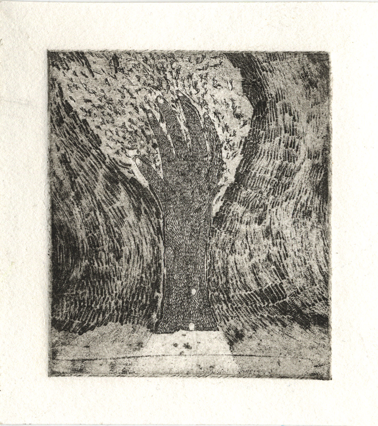 Untitled, 2012, etching with aquatint on hahnemühle german etching, 10 x 15 cm