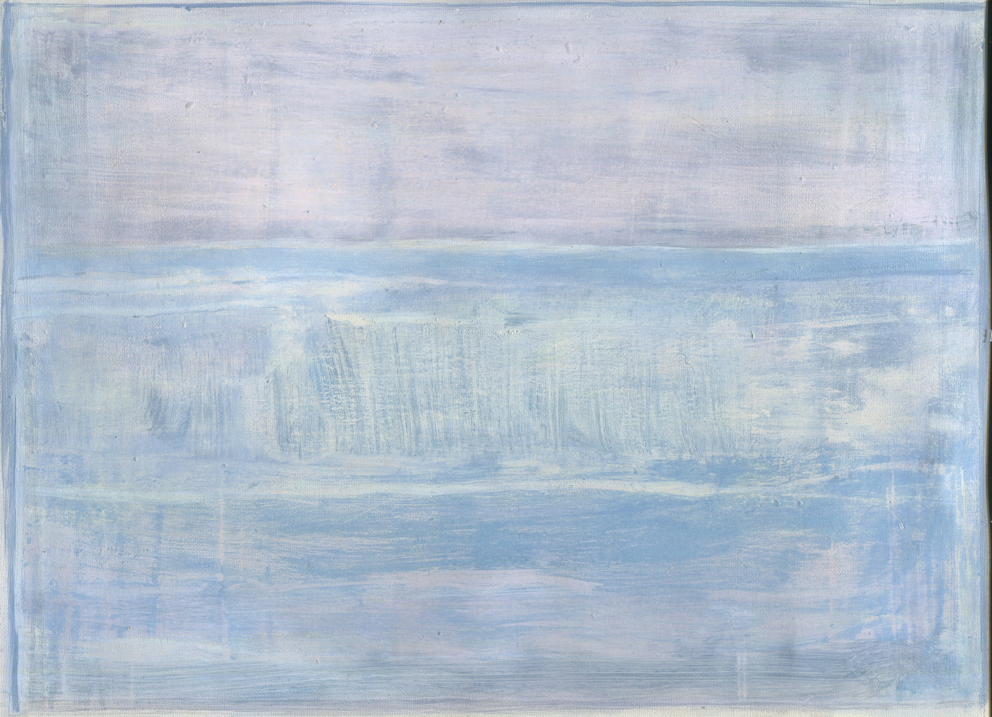 6-part painting (4), acrylic on canvas, 26 x 37 cm