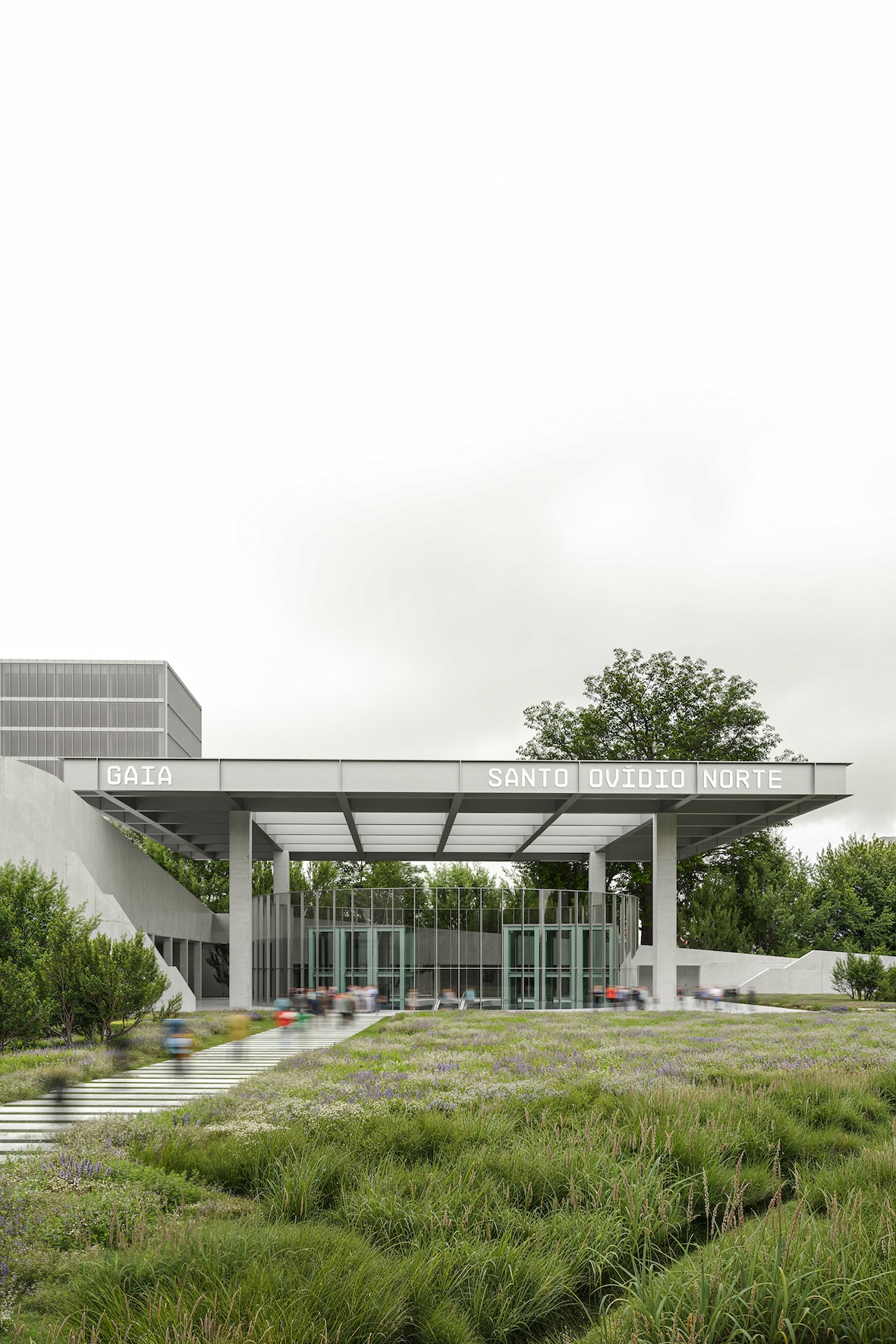 st ovídio highspeed train station | vn gaia | portugal