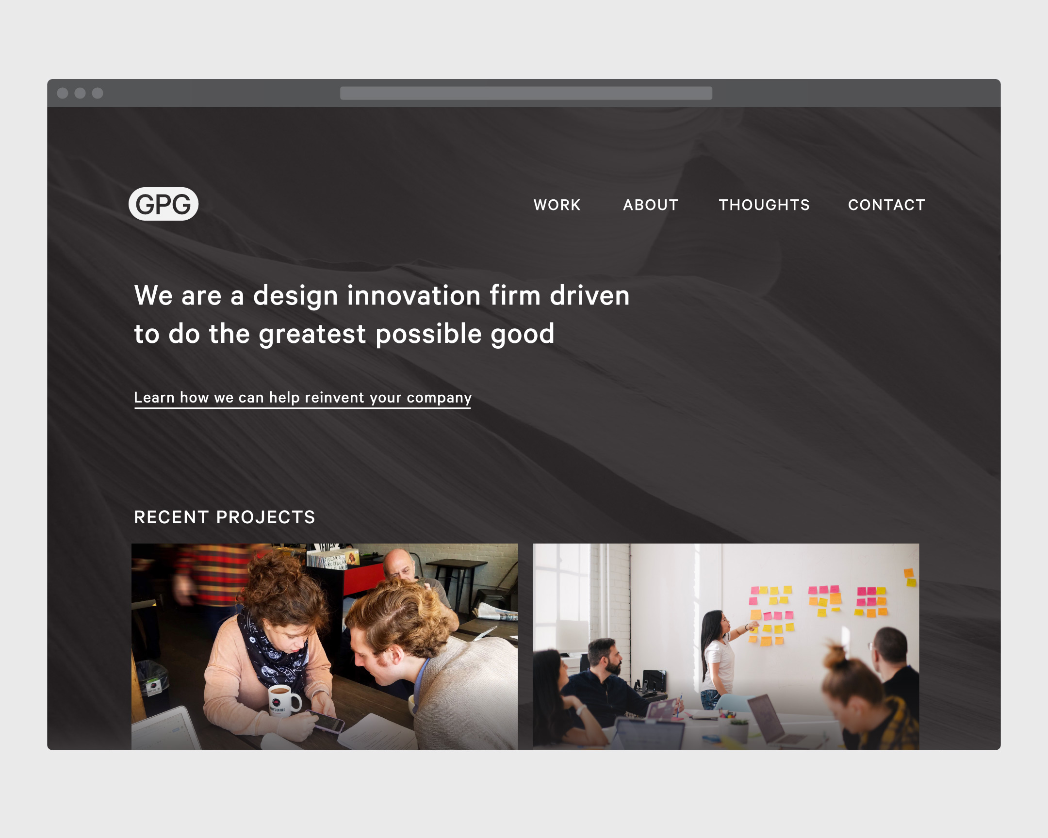 'Greatest Possible Good,' Website
