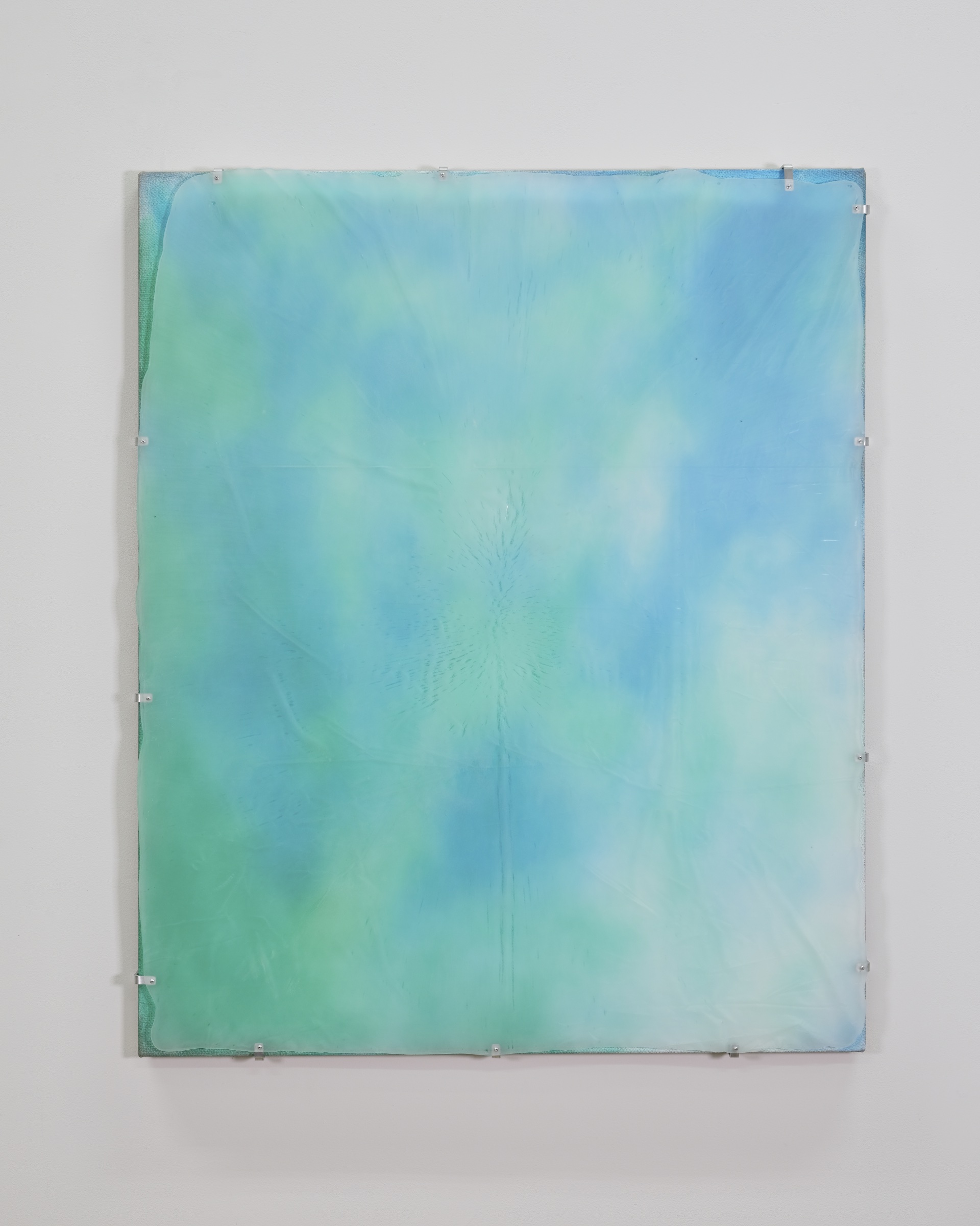 Every good boy has an old hat. Oil, gesso, glue size, linen, artist resin, alcohol pigment, aluminium, and screws, on hardwood support. 102 x 84 x 5.5 cm. 2022-2023