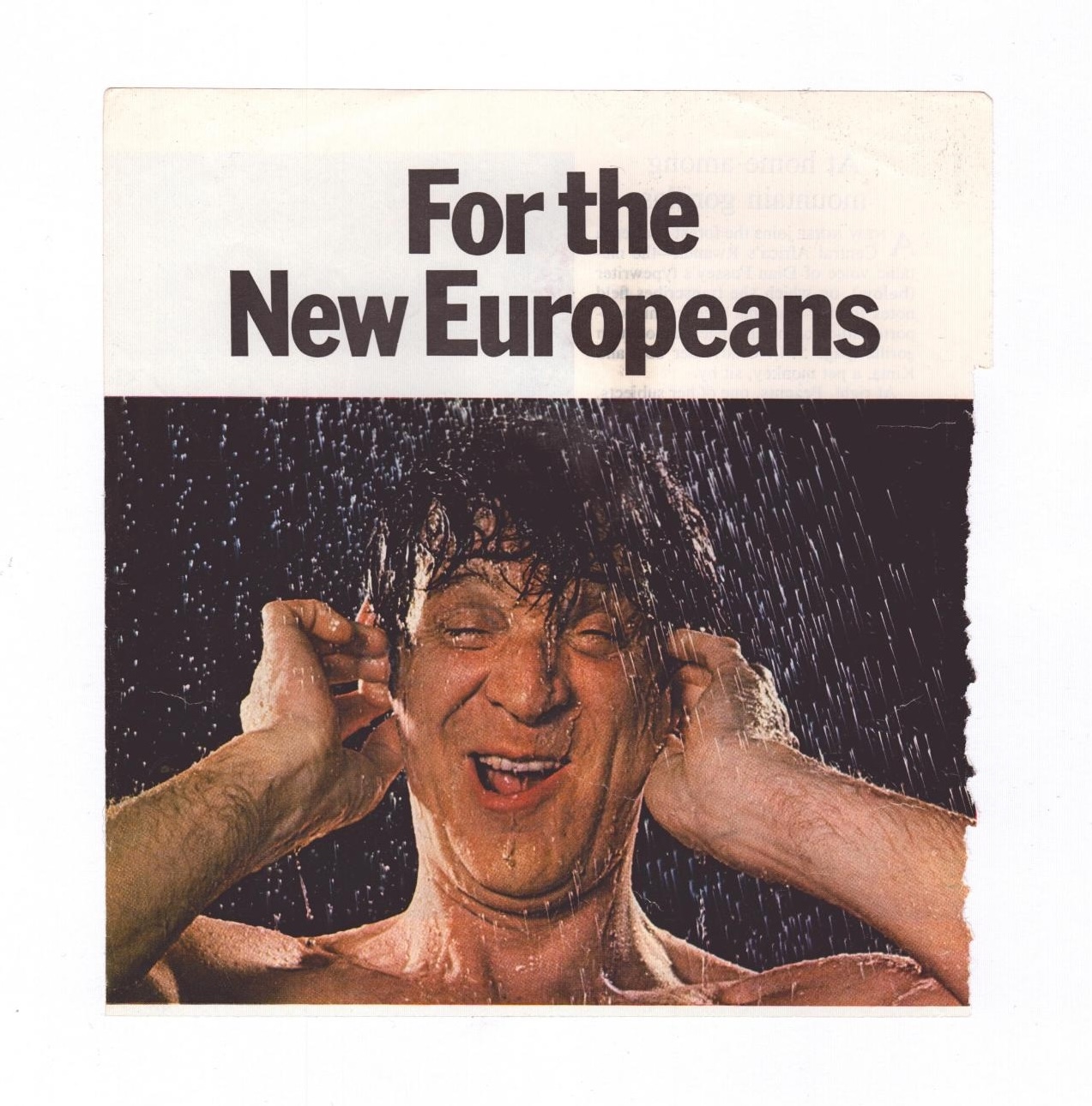 For the New Europeans, 2025, found image, 22 x 22 cm