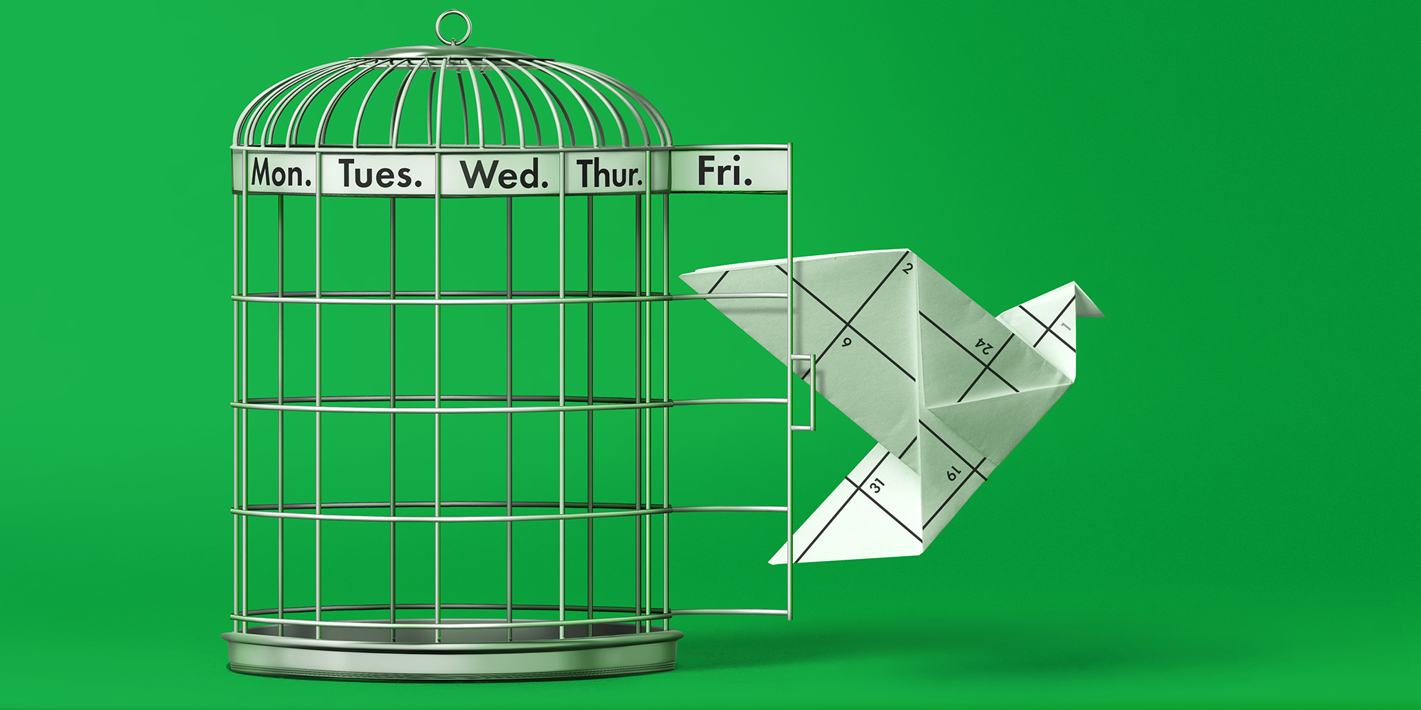 If you want a four-day workweek, here's the proof you need to convince your boss it's a smart move - Illustration by Doug Chayka