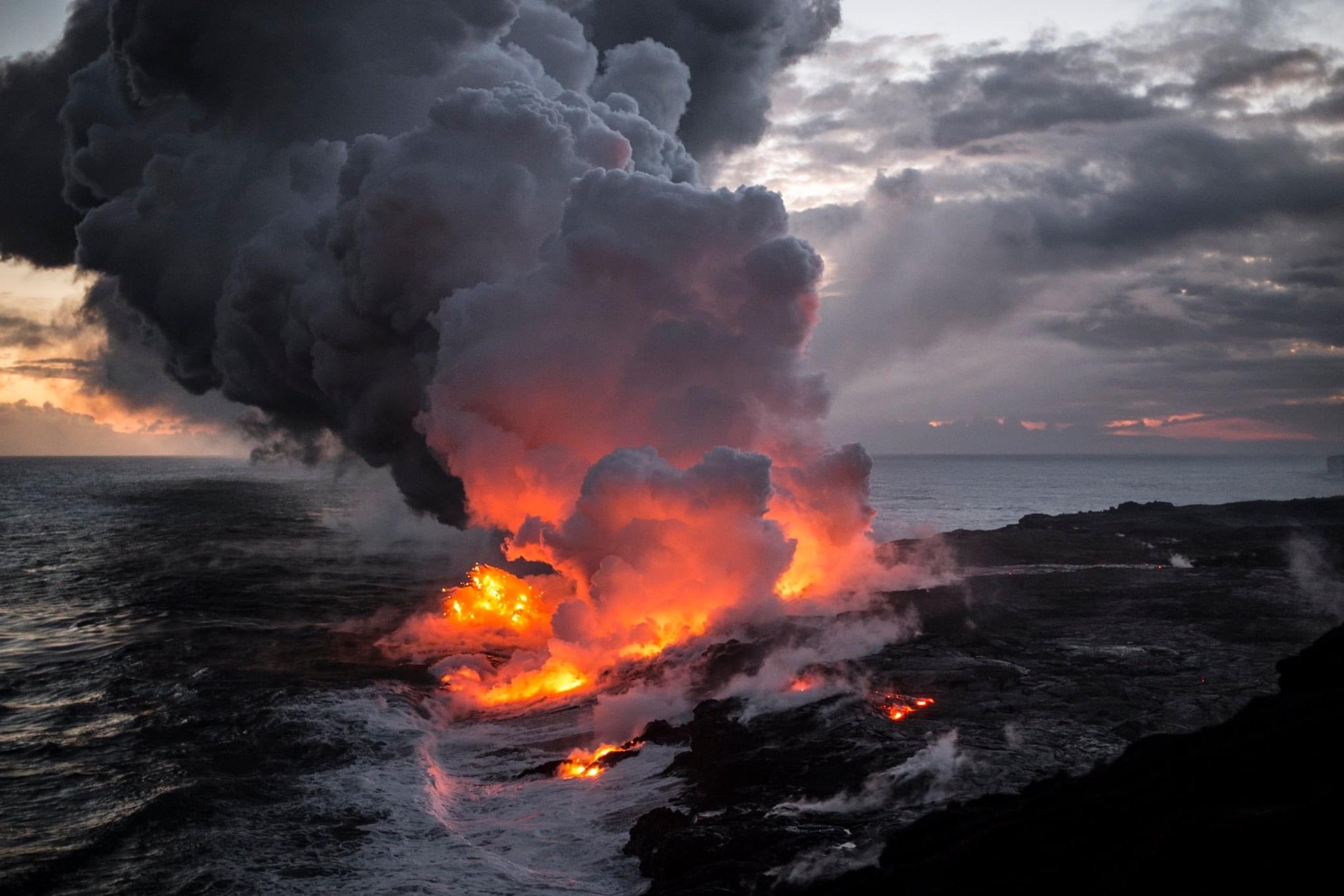 Hawaii lava eruption, 2016