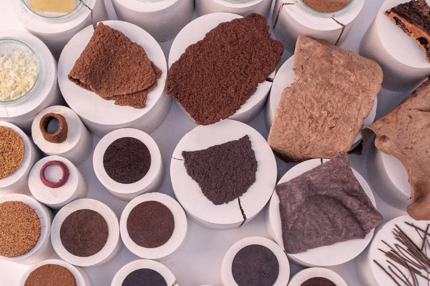 A collection of material samples