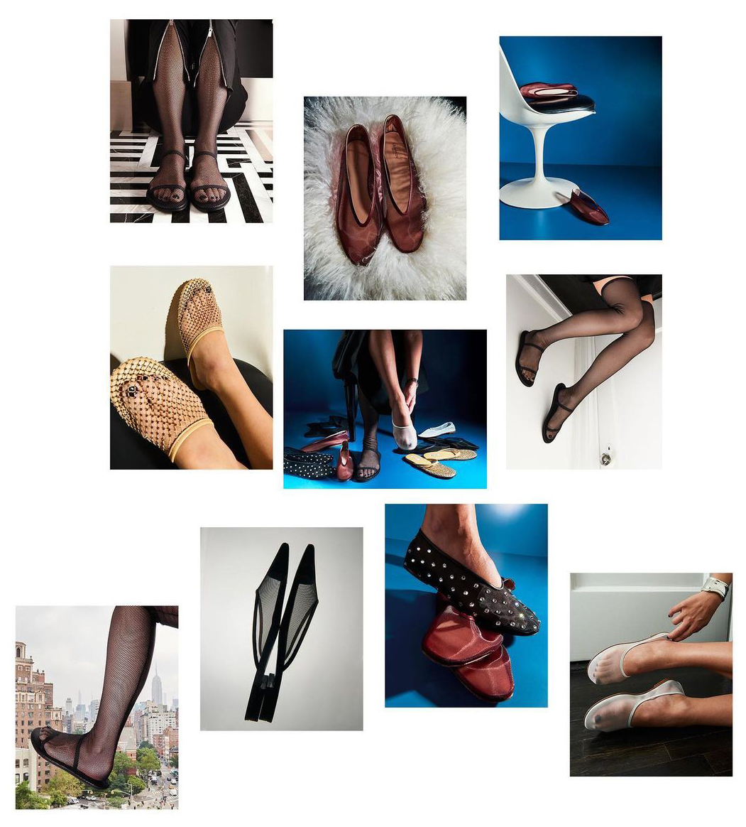Mesh Shoes; Photographed by Isobel Rae; Styling by Lizzy Wholley; Talent: Katharine K. Zarrella