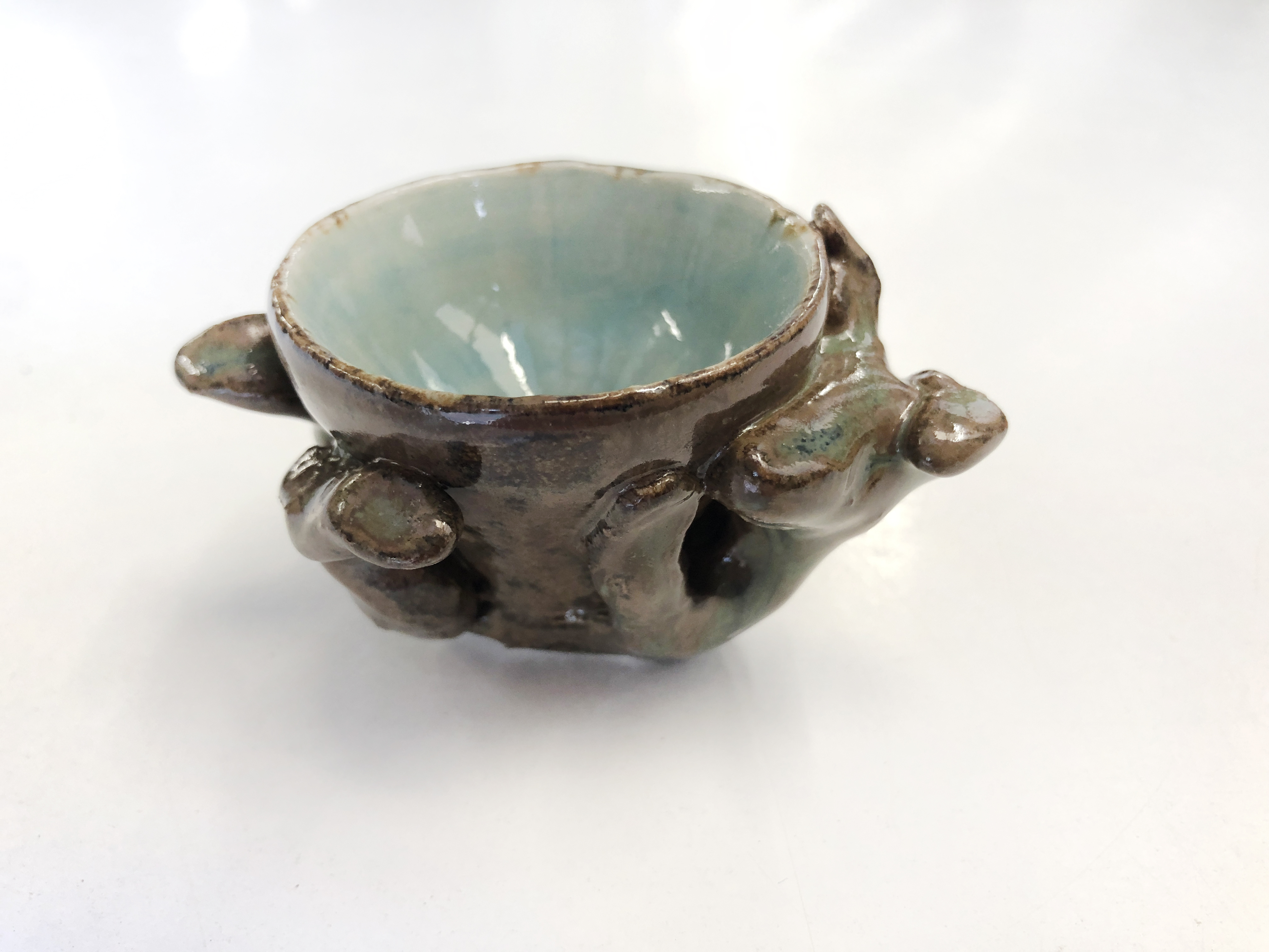 glazed stoneware 7x8cm