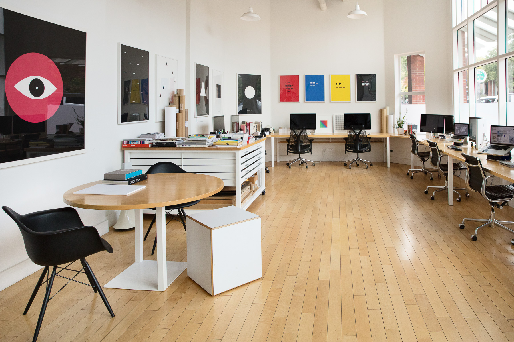 graphic design studio office layout
