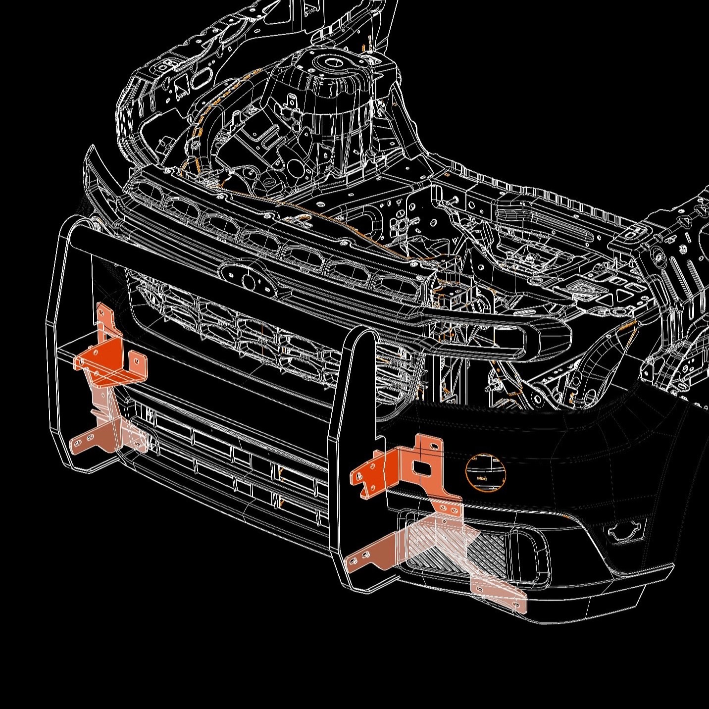 2021-2024 Maverick Push Bar Mount