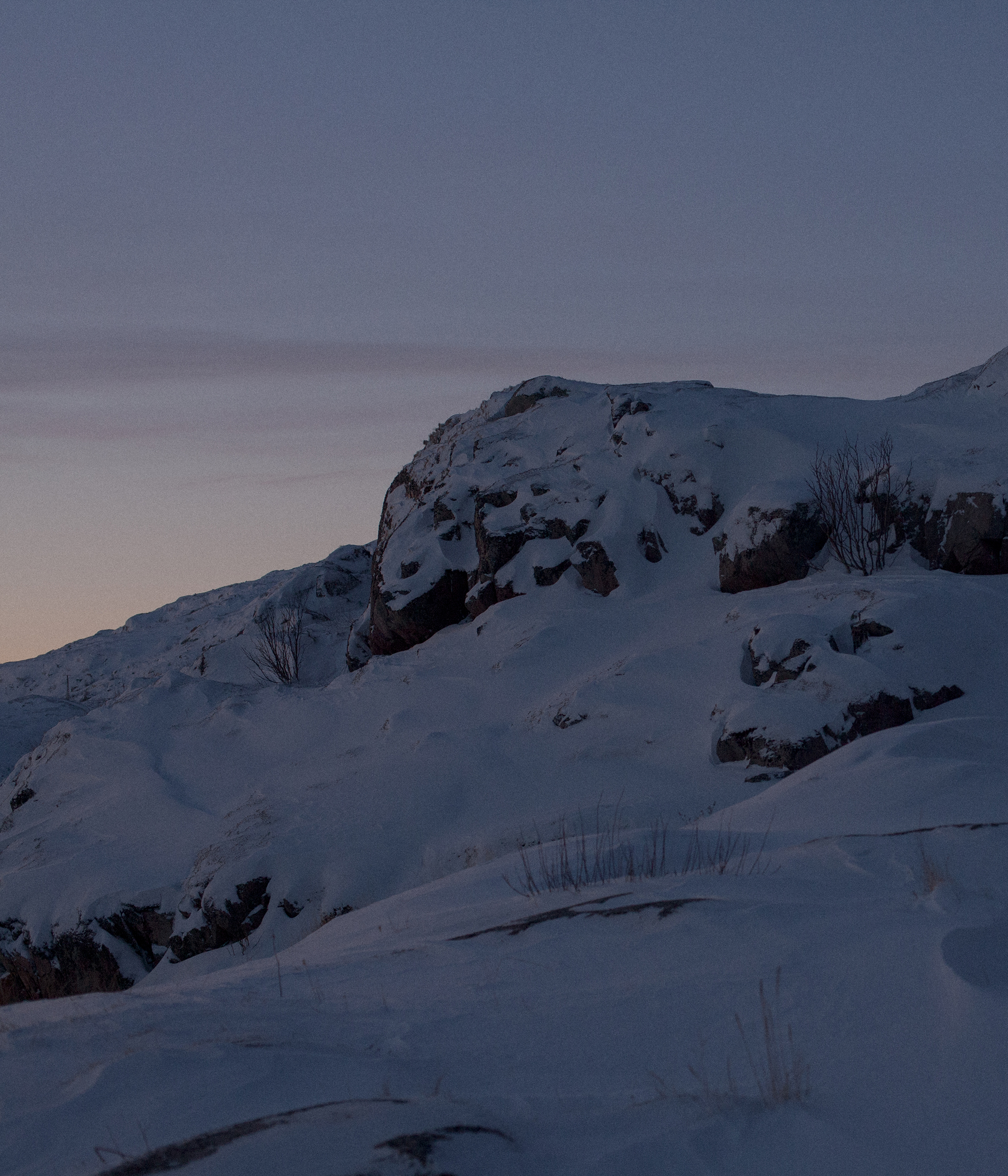 Different shades of snow, Teriberka, 2017