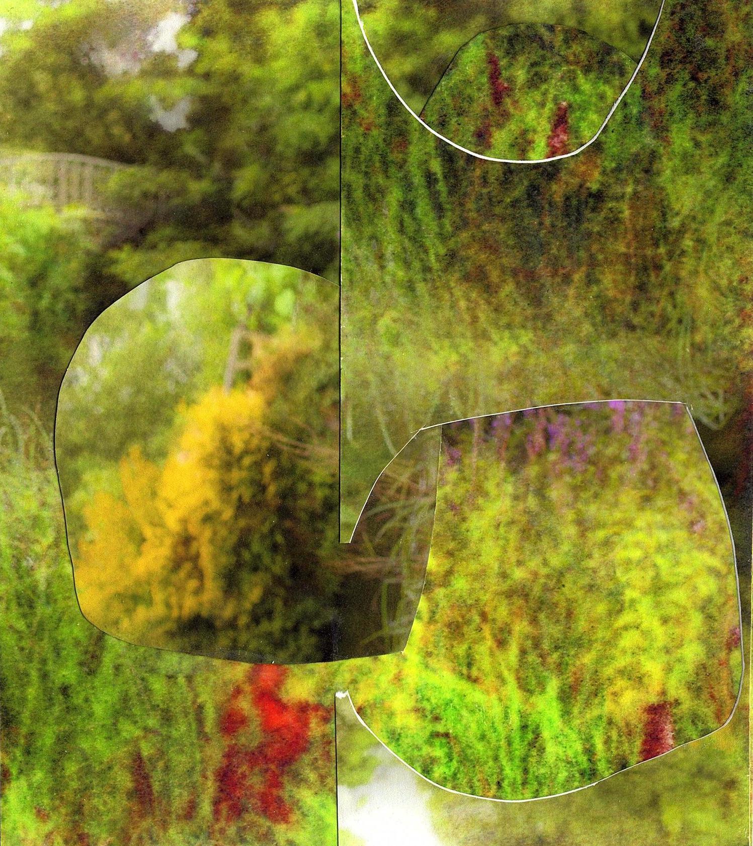 Garden, 2023, photomontage of giclée prints, 21.4 x 18.5 cm