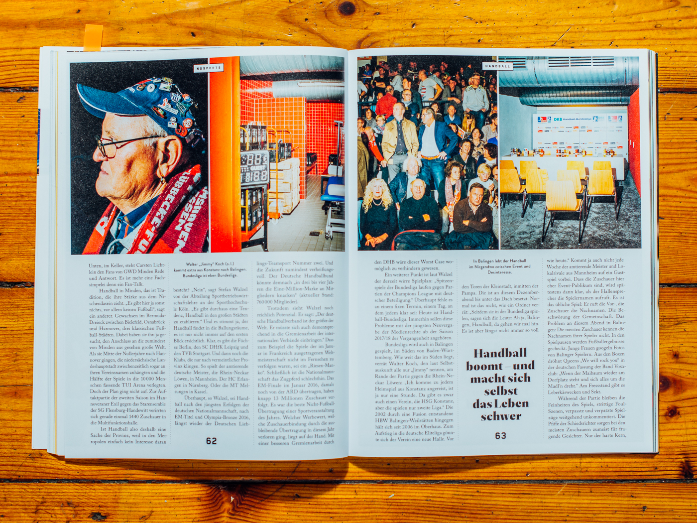 No Sports Nr.3 / Handball in der Provinz Reportage, Februar 2017