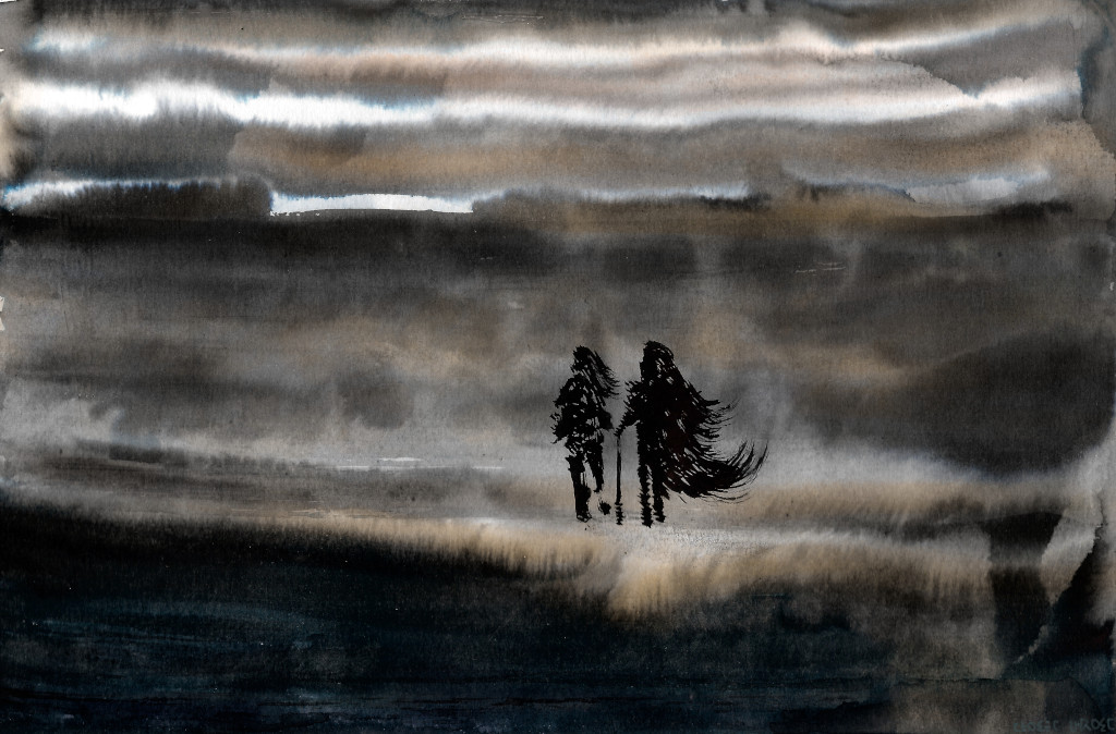 Journey, 2020, Ink on paper, 40x60cm