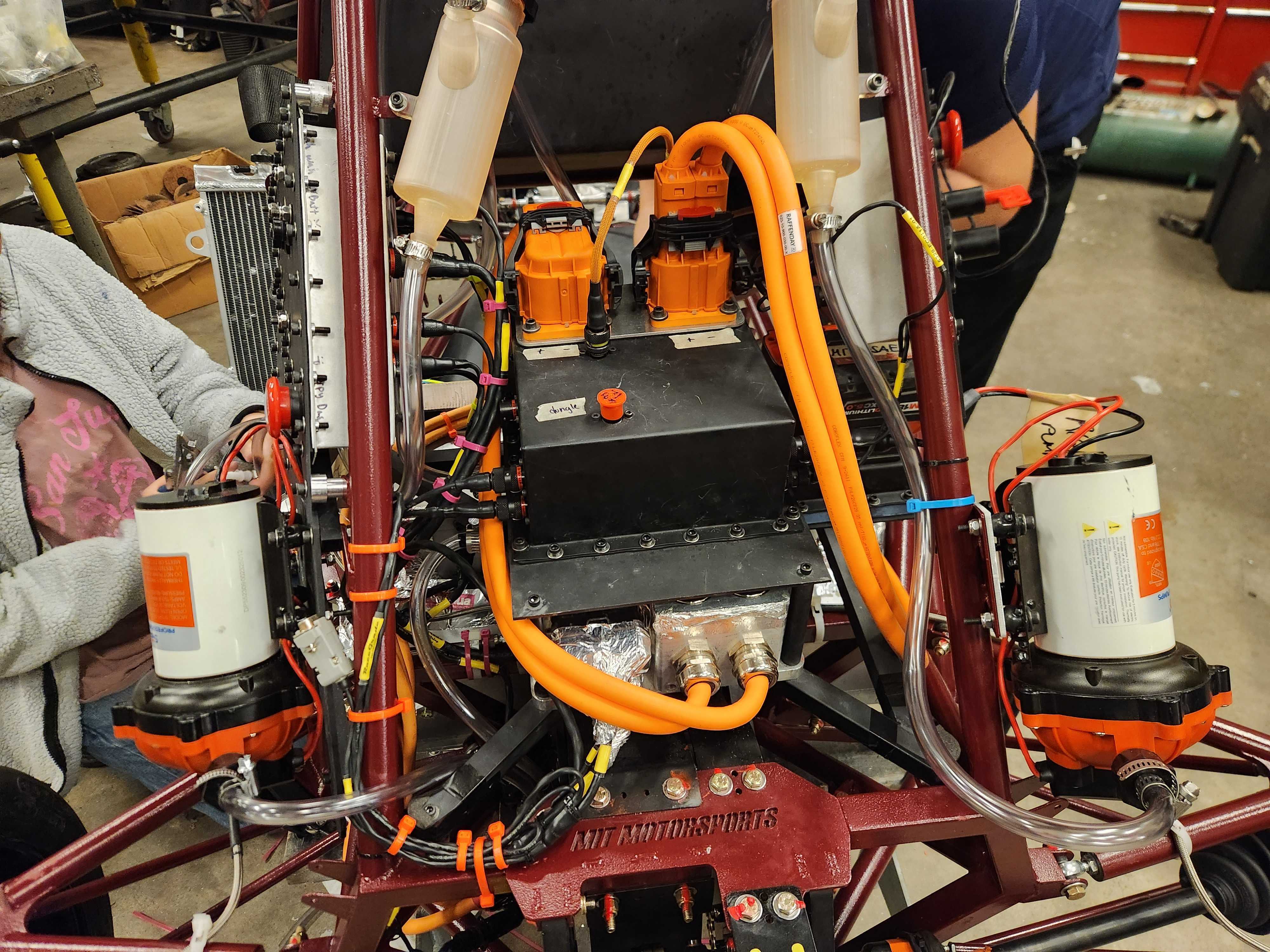 completed wire harness, fully routed