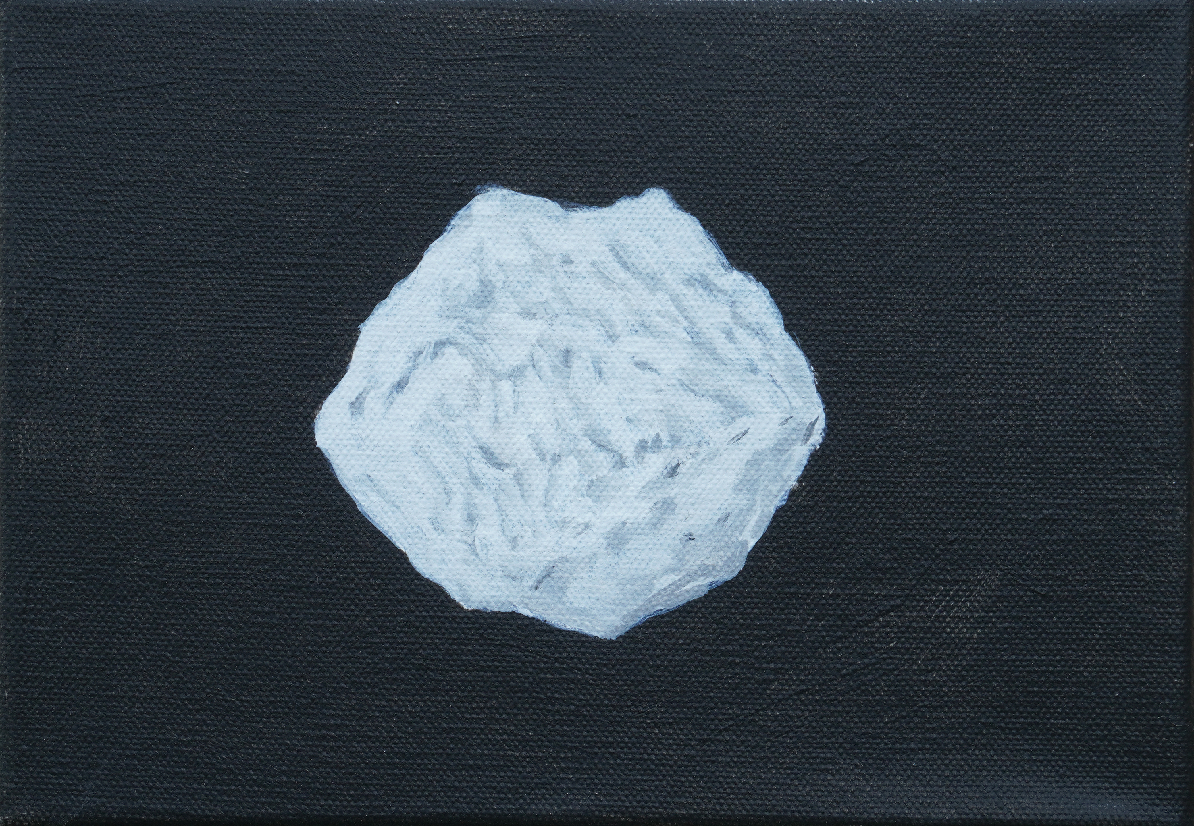 빛나는 돌 Shining stone_acrylic on canvas_22.7x15.8cm_2021