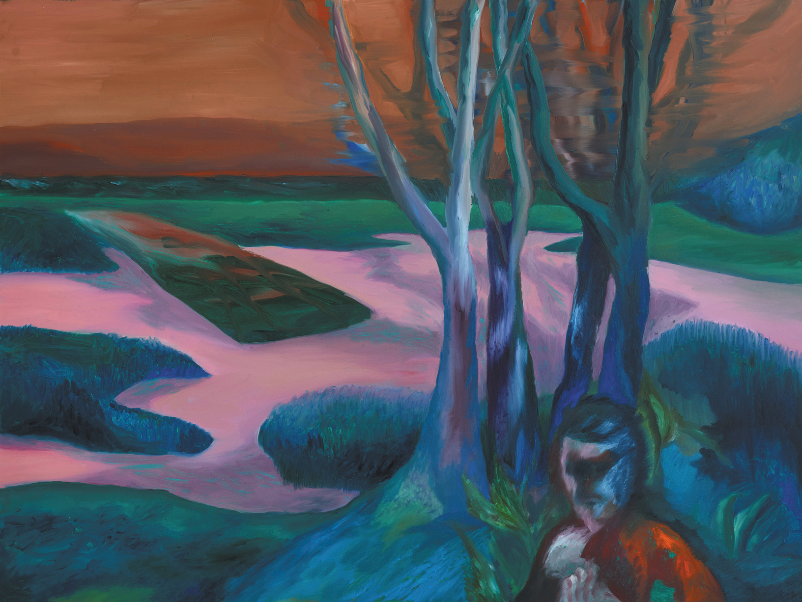 Fontanileoil on canvas, 90x120cm, 2023