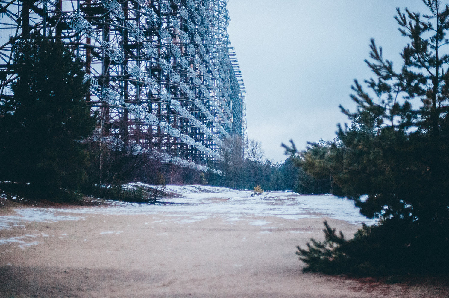 Foto Eurasia viaje Chernobyl Pripyat antena Duga
