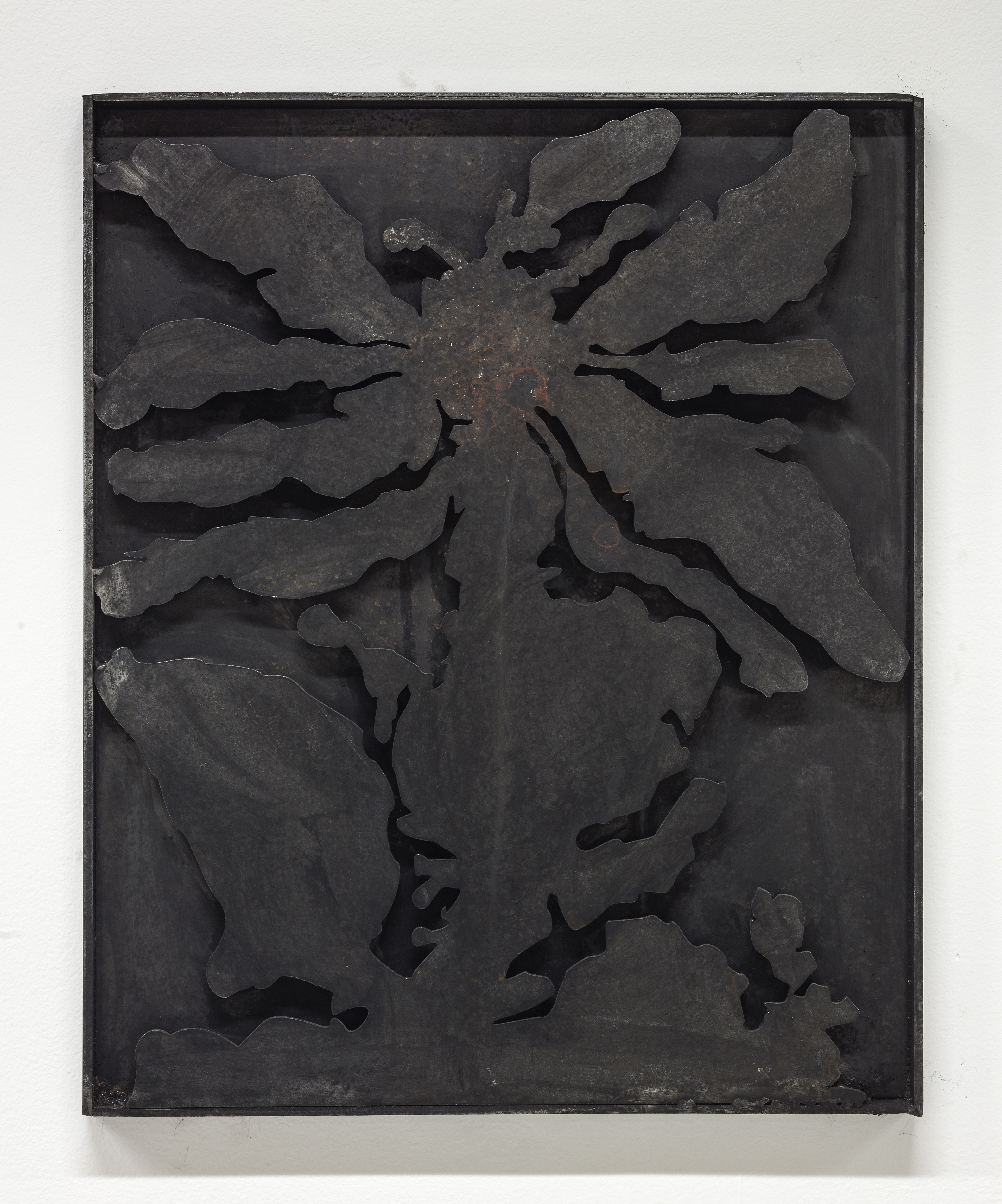 Postanthropocentric Creation of a New Pan-Humanity, 2018,  Steel, 18.375“ x 14” (47cm x 36cm)