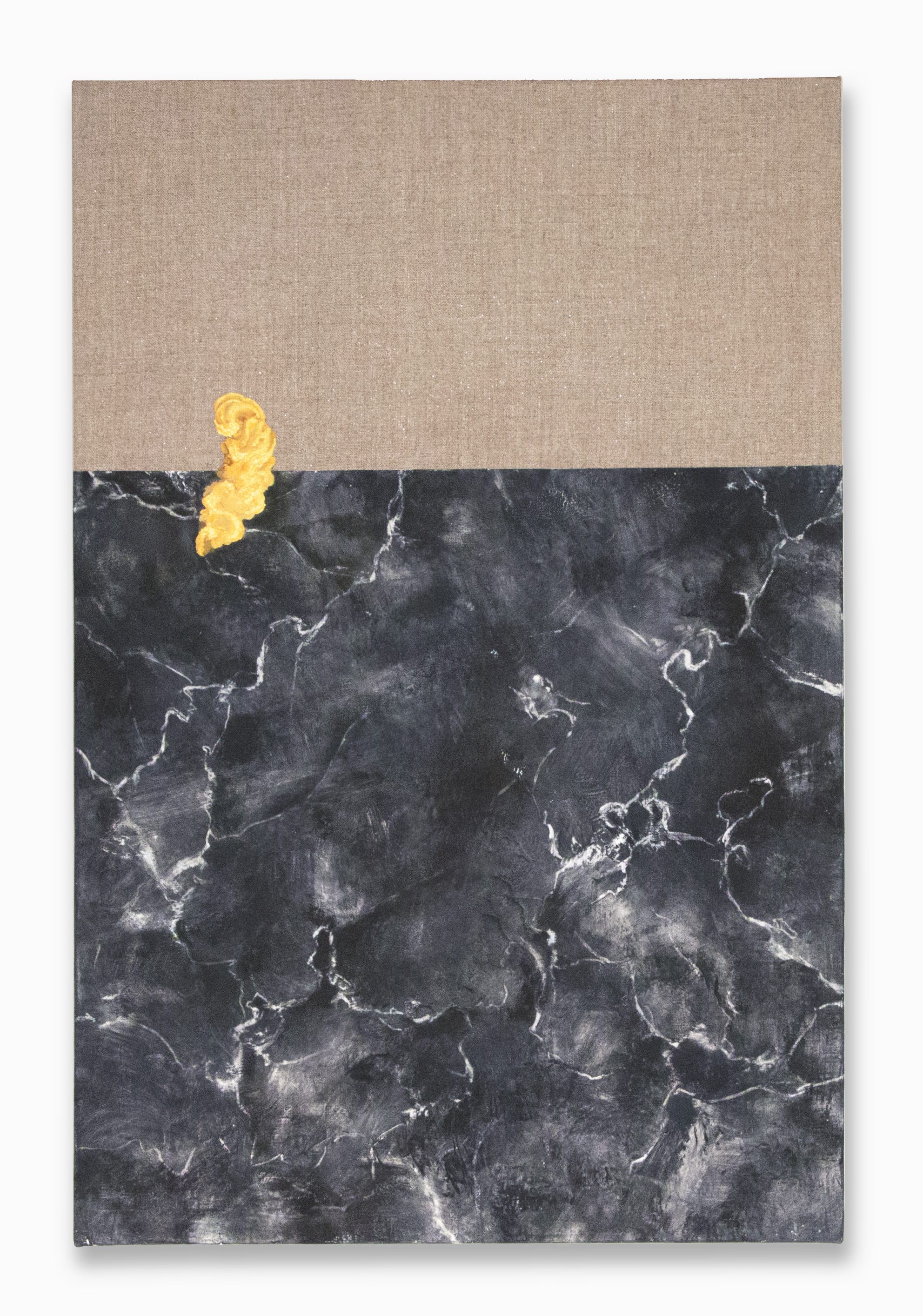 Cheez Whiz, 2017, oil on linen mounted to board, 24 x 16 in