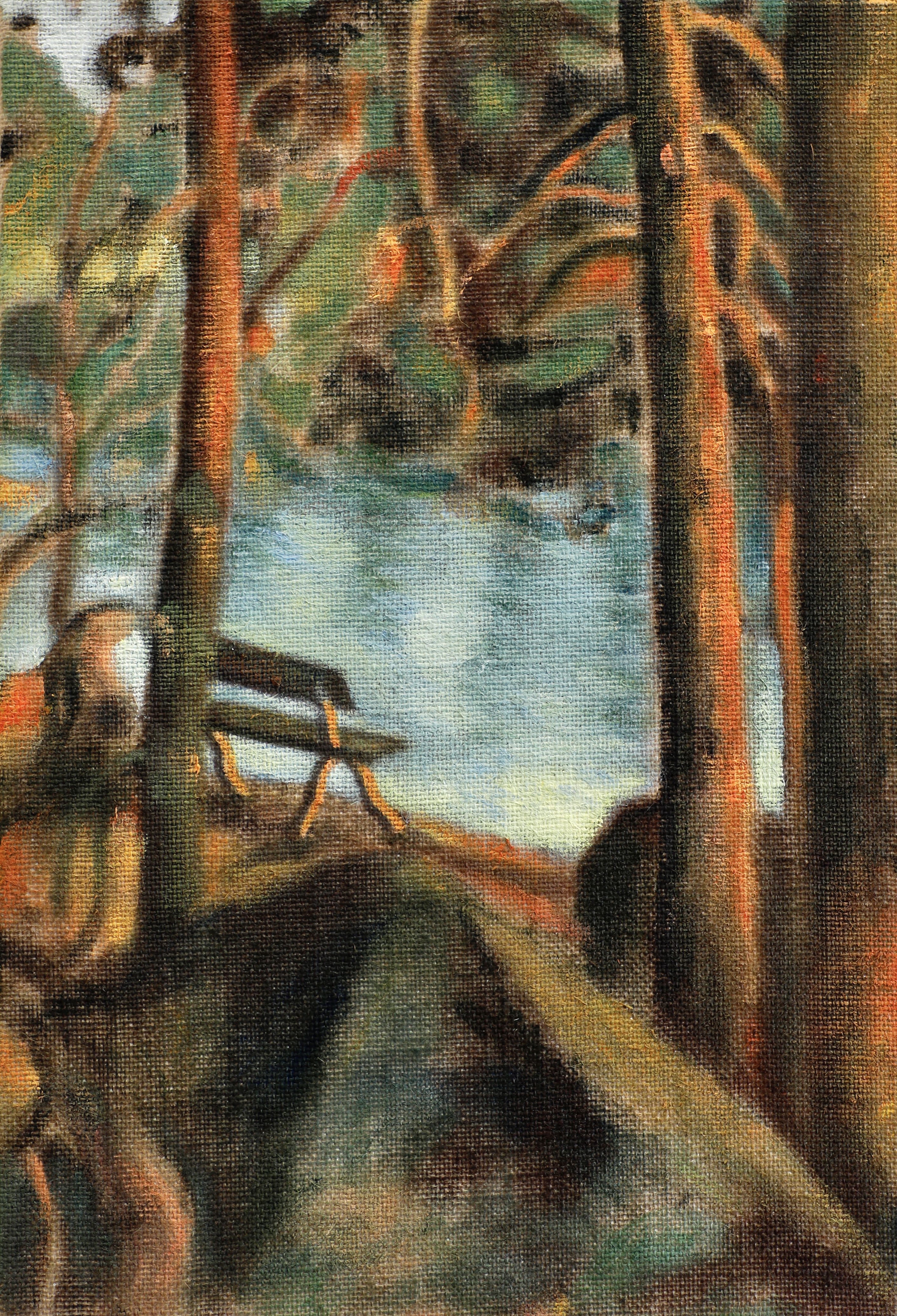 / oil on jute / 2023 / 28 x 22 cm 