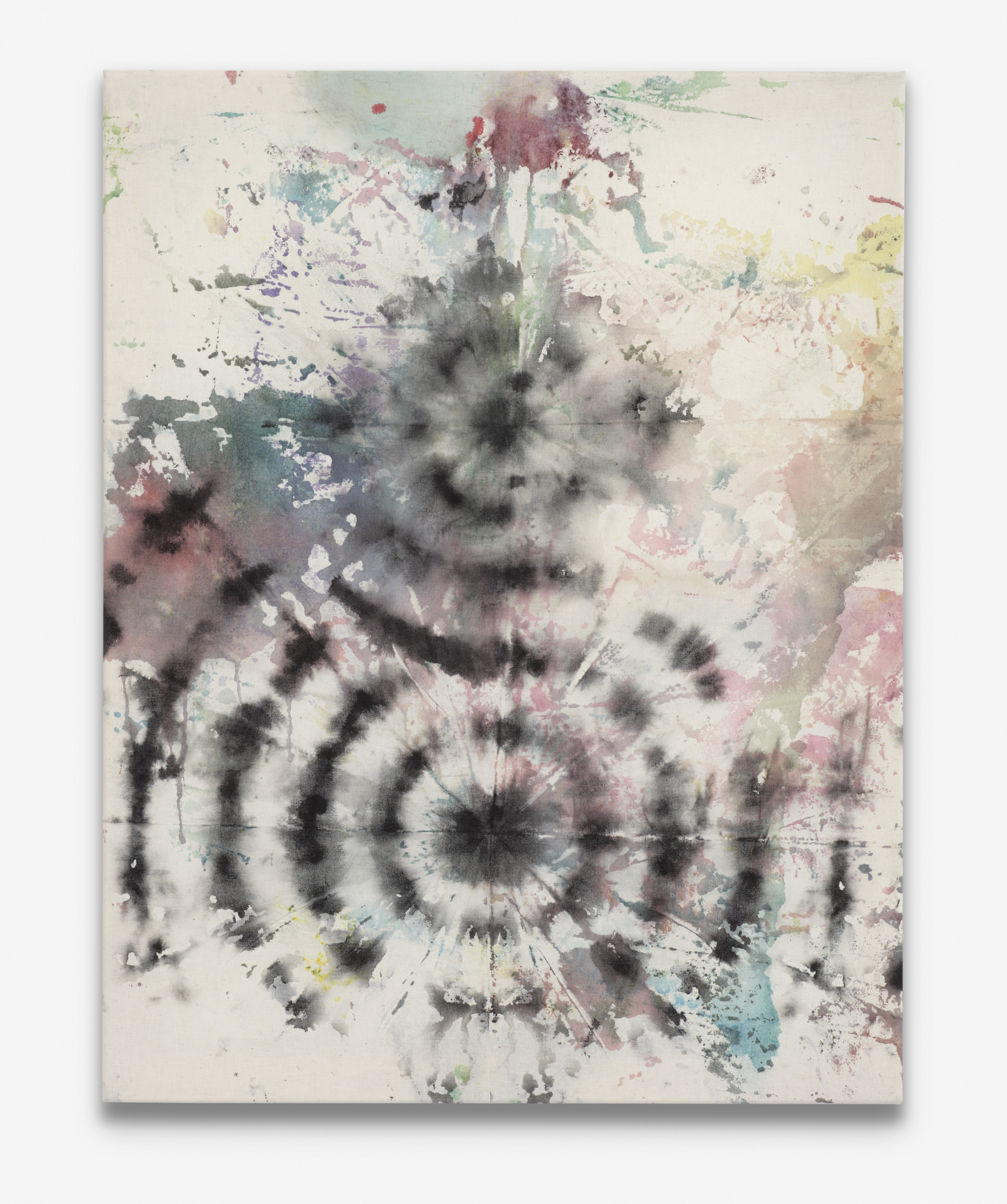 untitled, 90x70cm, dye and ink on canvas, 2007