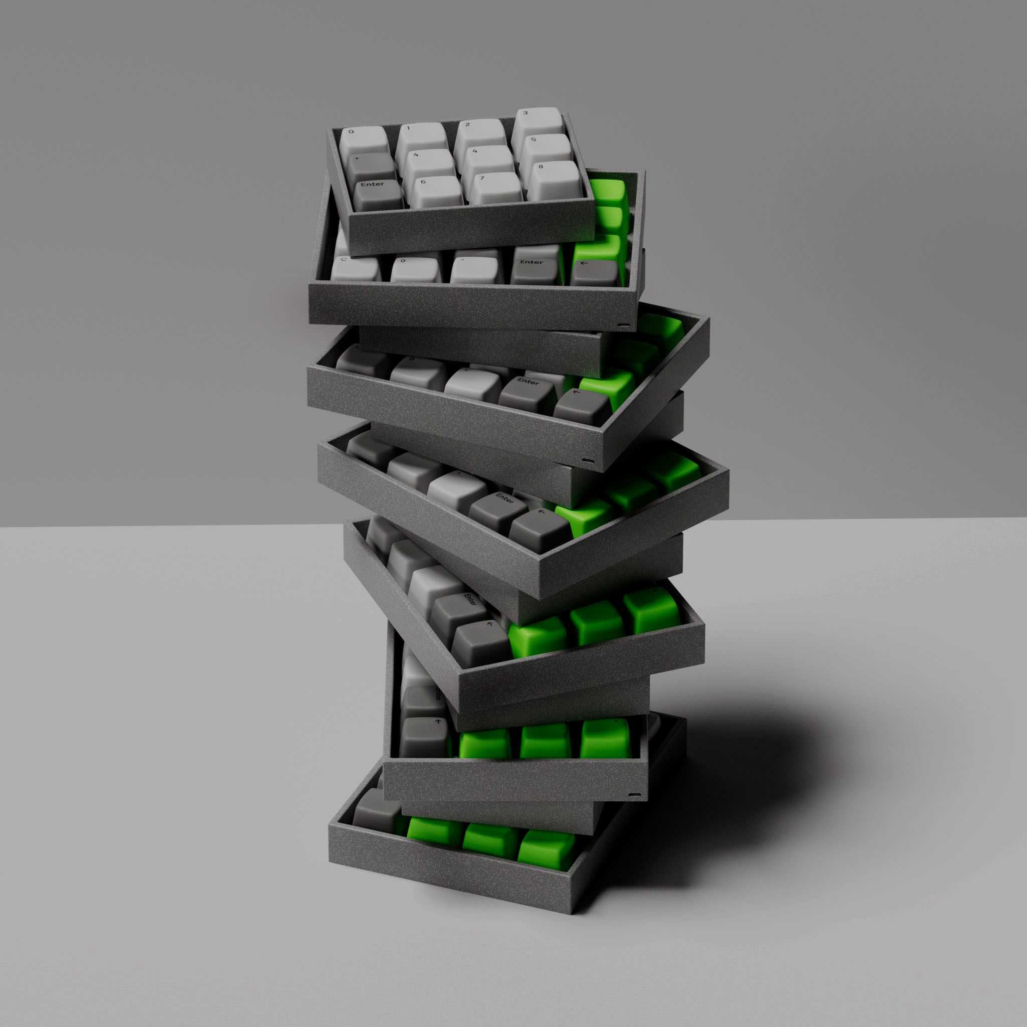 Procedrual keyboards