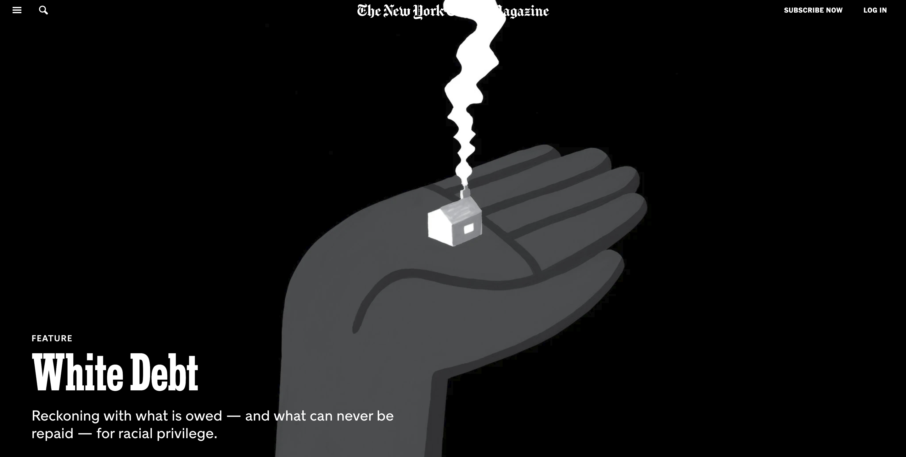 2015, by Eula Biss. Published by The New York Times