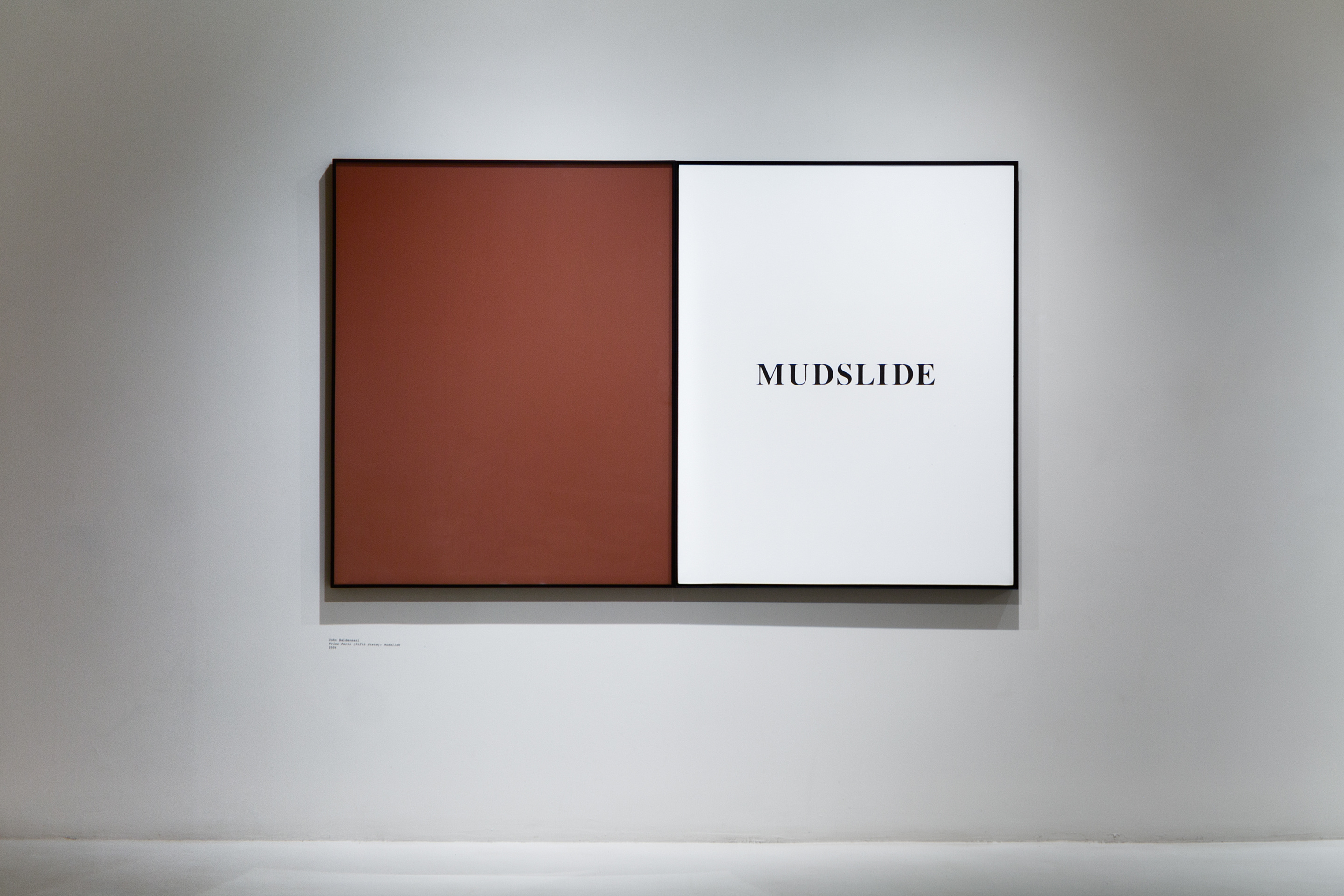 John Baldessari Prima Facie (Fifth State): Mudslide (2006)