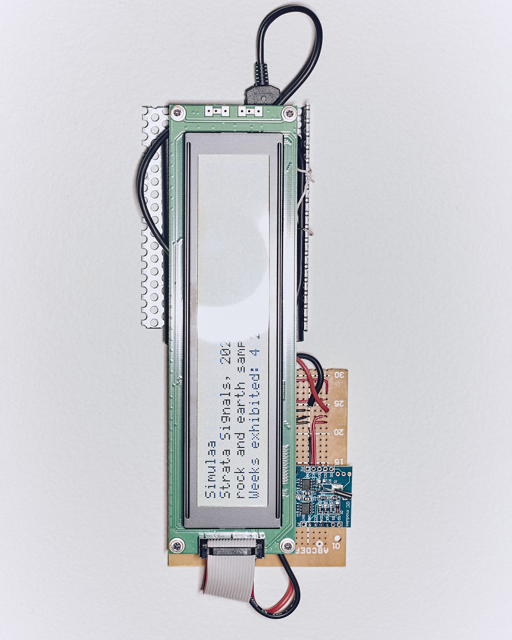 'Strata Signals', Design Hub Gallery, 2025, installation view, photo Annika Kafcaloudis 