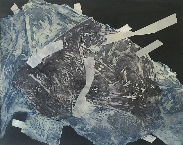 Untitled, acrylic on board, 16" x 20", 41 x 51 cm 2016