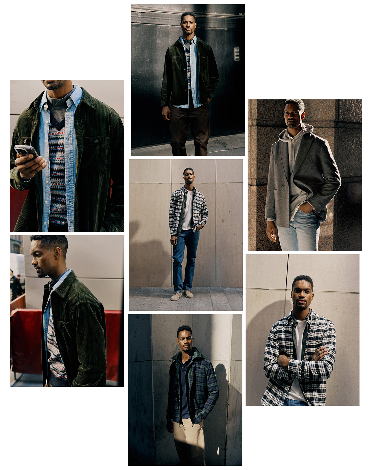 Photographed by Phil Vukelich; Styling by Caitie Kelly; Styling assist by Christina Middleton; Talent is Brandon Parker of Muse Models
