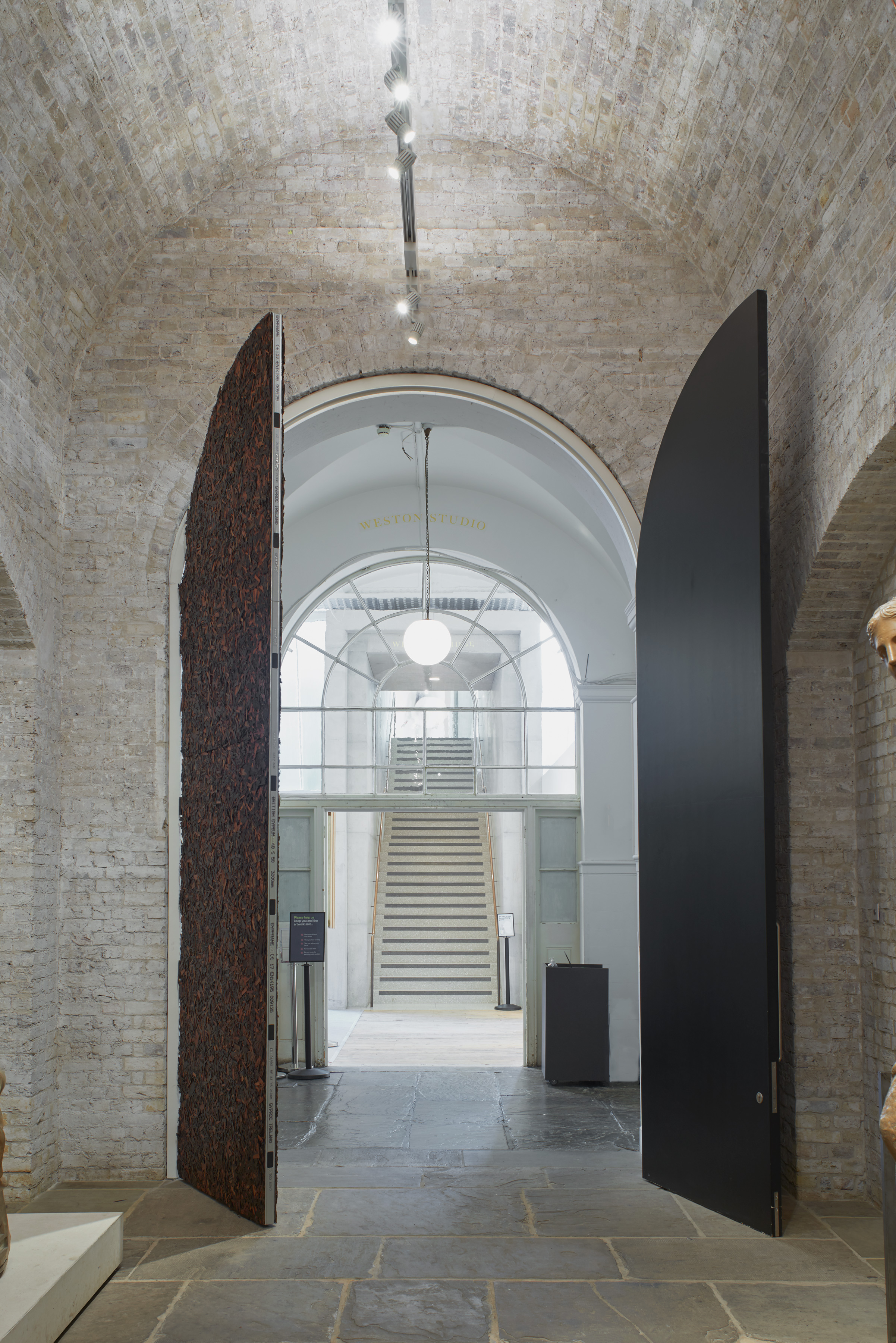 The same way you came in?, 2021. Installation view