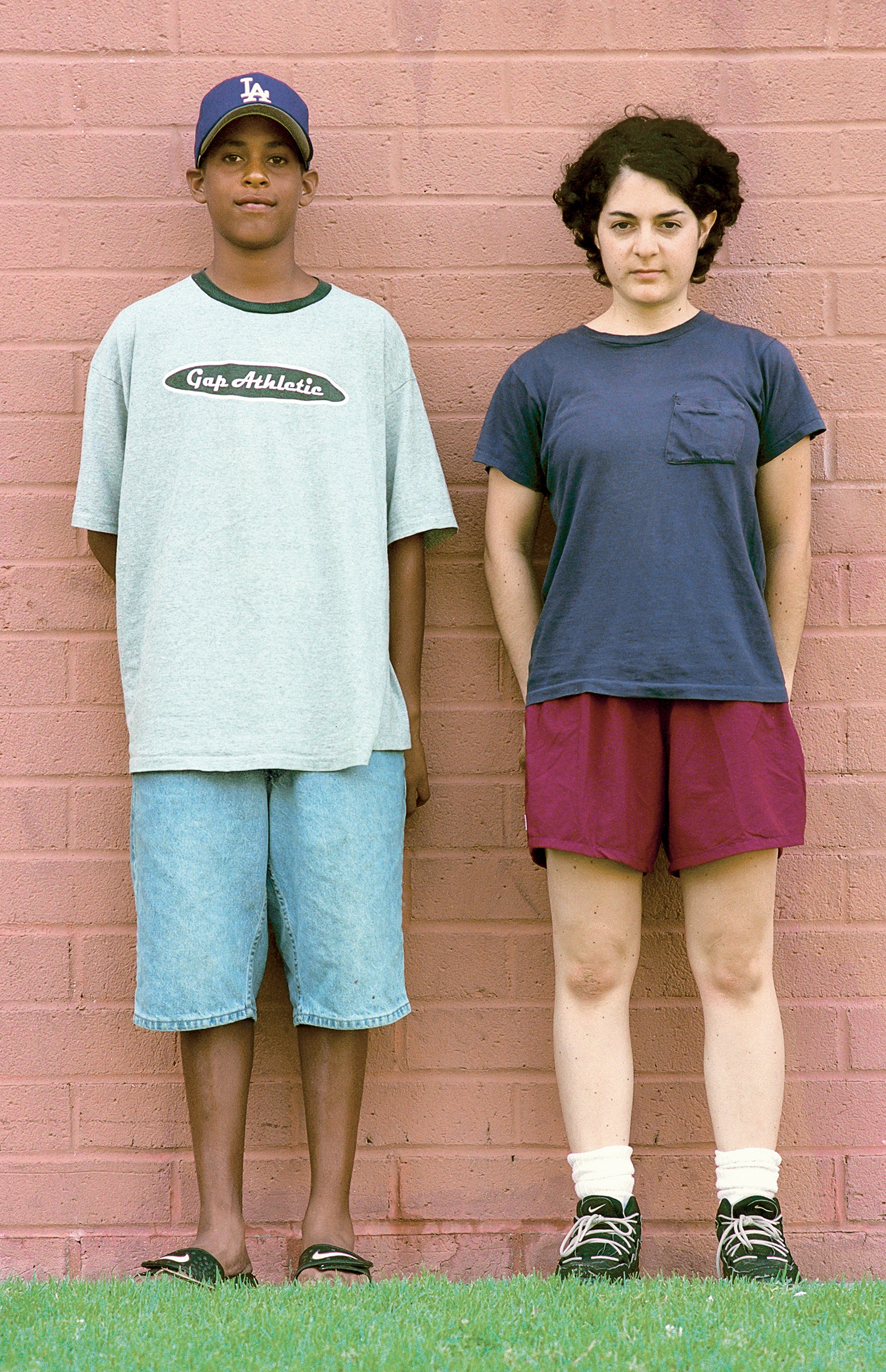 Study for 16mm Film (Poinsettia Community Recreation Center Basketball Court, Poinsettia Street and Willoughby Avenue, Los Angeles), 1996. C-print; 13 &frac34; &times; 9 1/8