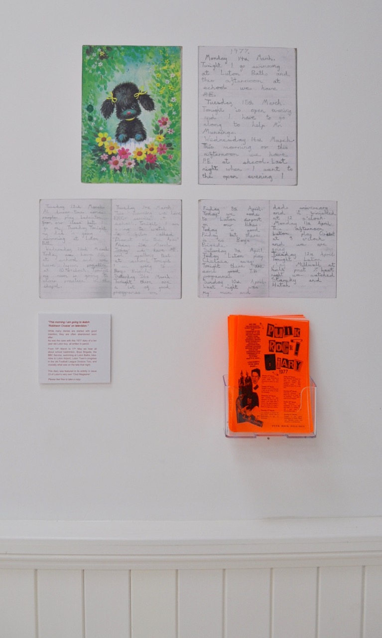 Installation View: J. Hackson, '1970s Were Here' (2017). STOREFRONT, Luton, UK. Photo Credit: S. Whiting