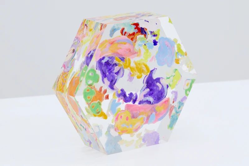 Untitled, Acrylic, Photo by Kenji Takahashi