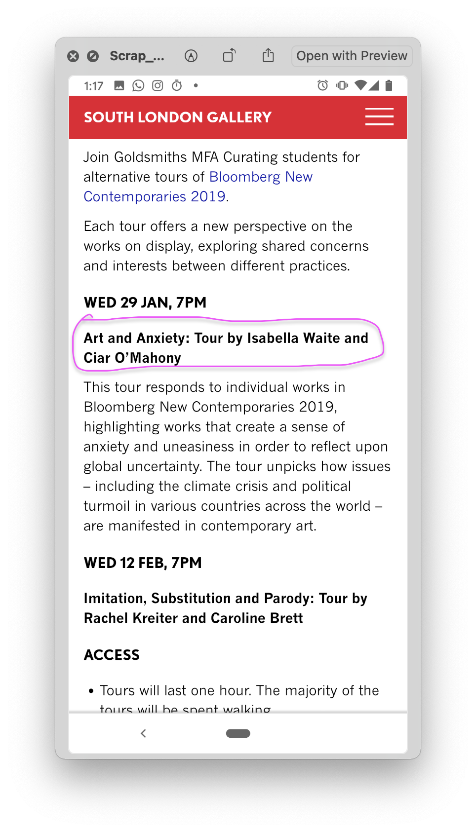 My practice happens in public programs