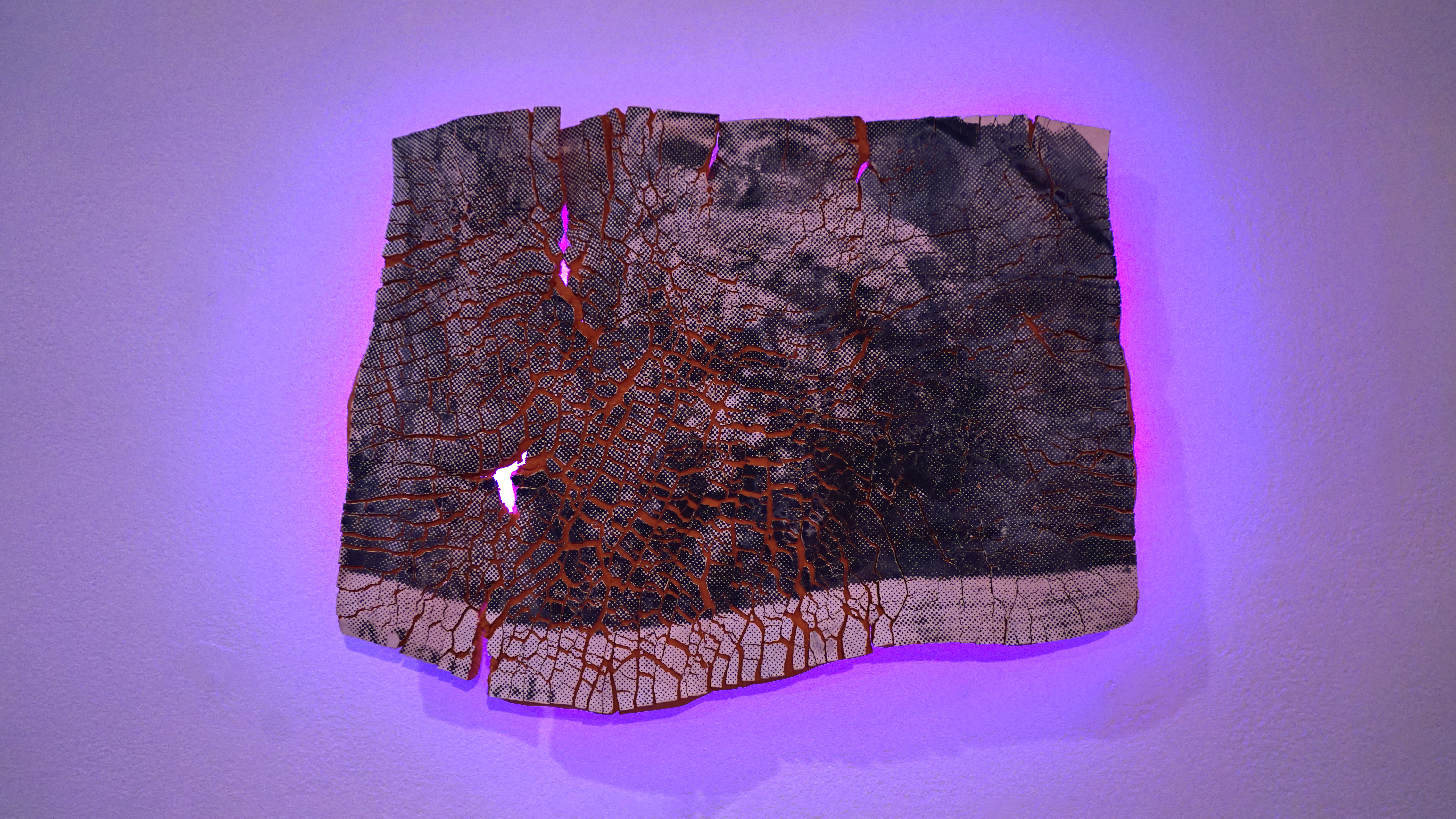 March | Screen print on Ceramic, Light | 18 x 13 | 2024