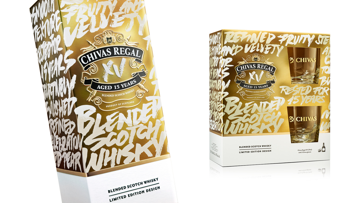 Chivas XV Refined, Fruity and Velvety 15-Year Old Blend Tasting Notes: Rich and sweet, stewed red apples and homemade orange marmalade appear on the nose, giving way to butterscotch and caramel toffees rolled up in a luxurious velvety texture.