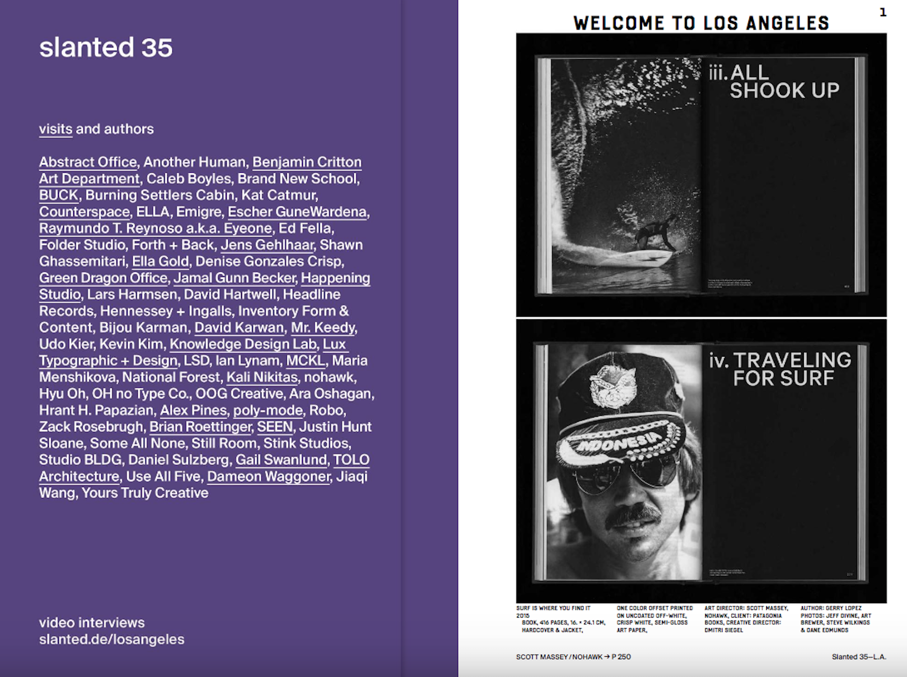 Exhibition design for Sharon Lockhart published in Slanted Magazine #35, May 2020