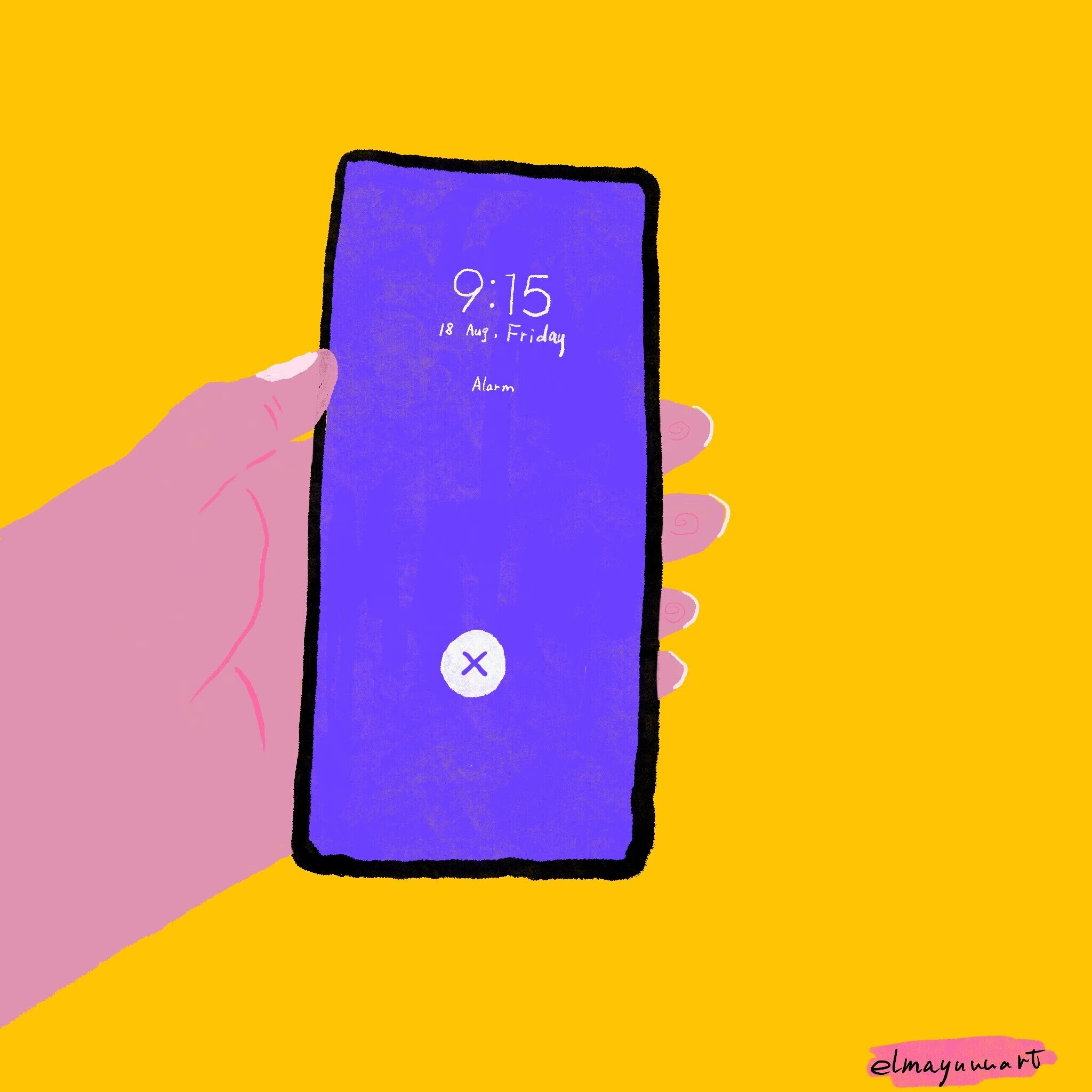 Hard to get up on time.