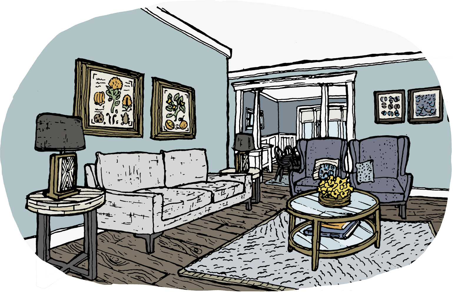 Drawings — Peter Overman Interiors