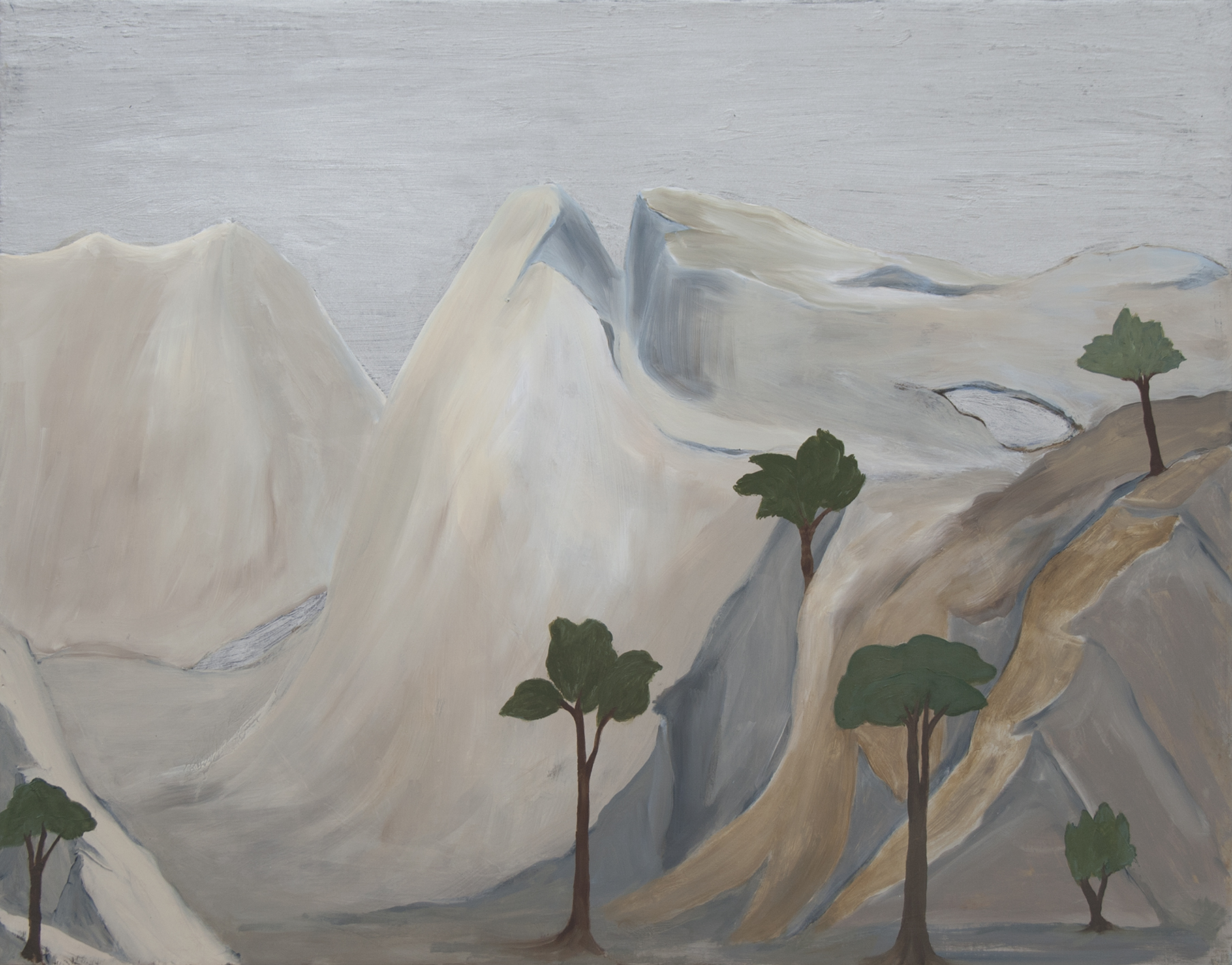 Taddeo Gaddi’s Little Lake, 2012, 75x61 cm, oil on gesso panel