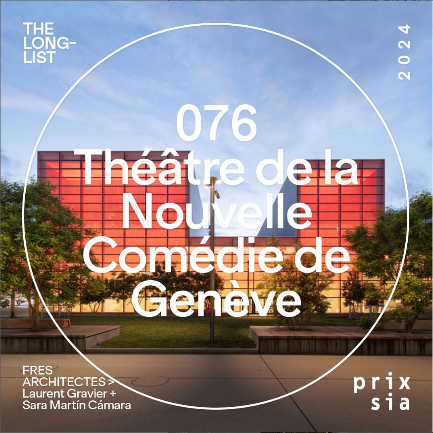 20/05/2024 - PRIX La Comédie de Genève est retenue pour la longlist de la 1ère édition du prix SIA !