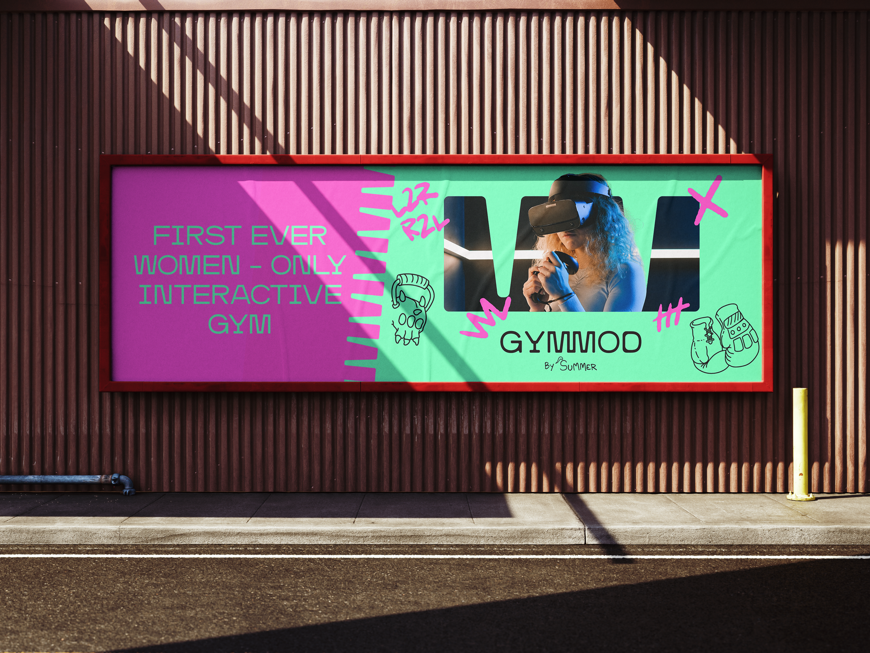 GYM MODE - CHARACTER INSPIRED SPACE BRANDING