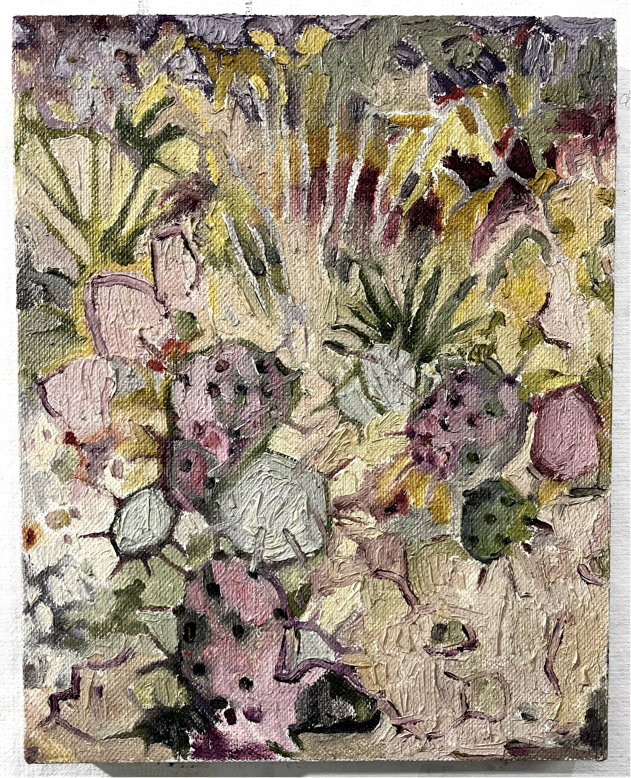 dirt with fragments | 10 x 8" | oil on linen panel